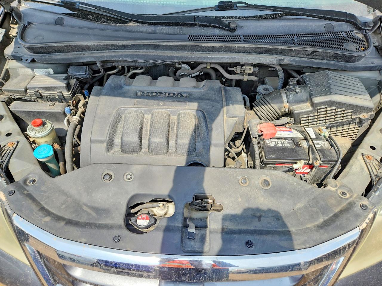2010 Honda Odyssey Ex Gray vin: 5FNRL3H4XAB111309