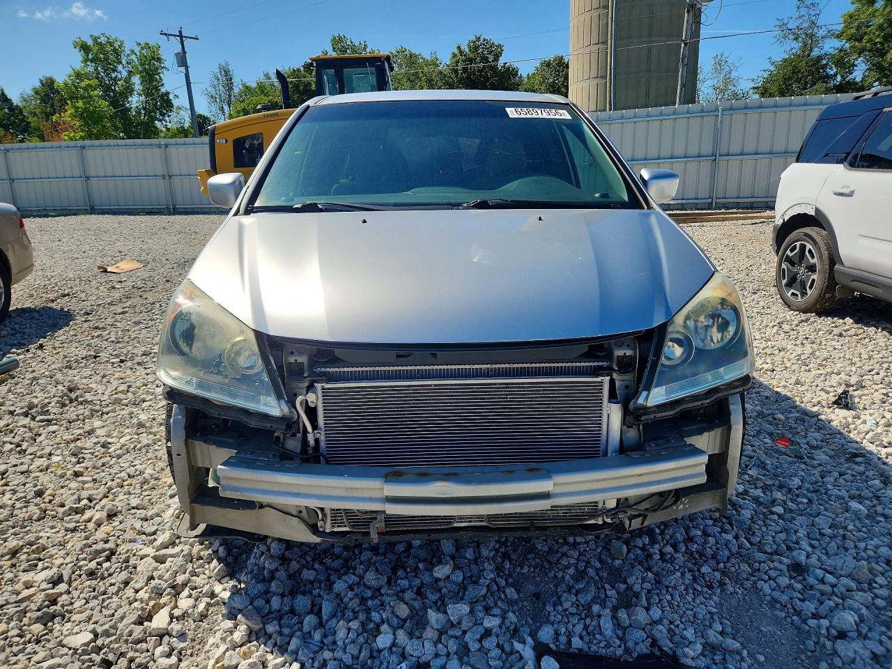 2010 Honda Odyssey Ex Silver vin: 5FNRL3H50AB027007