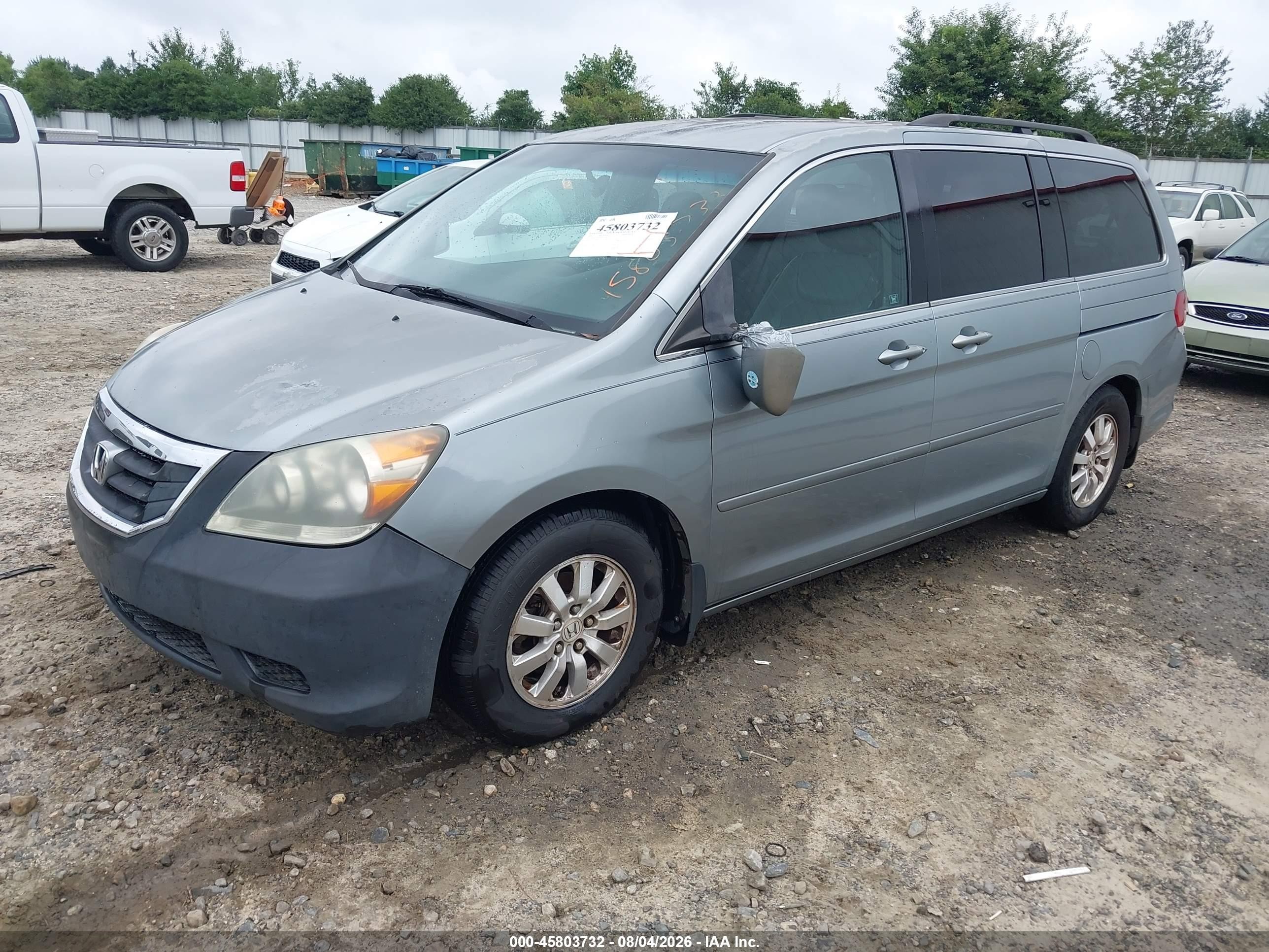 2010 Honda Odyssey Ex Blue vin: 5FNRL3H52AB043368