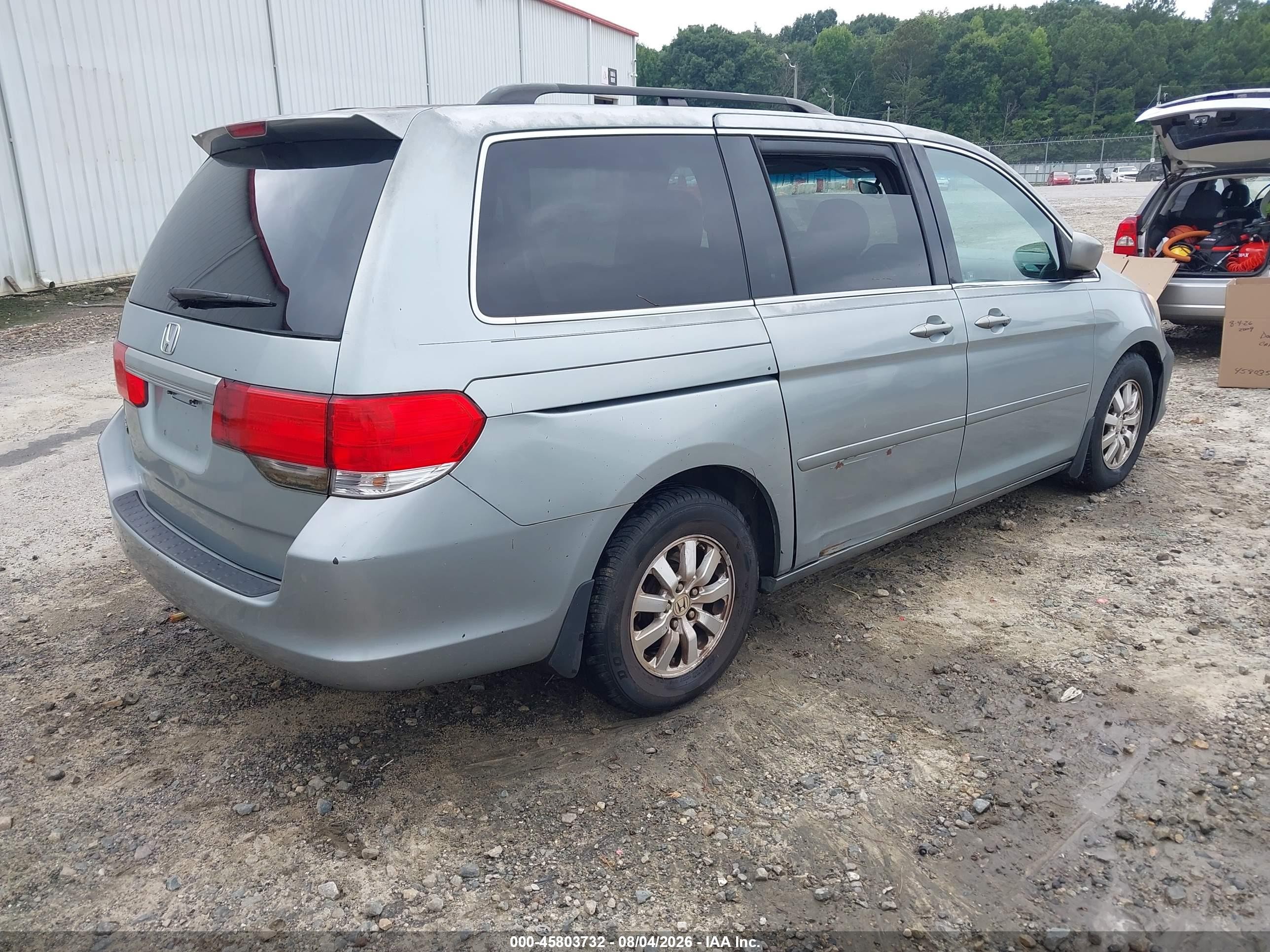 2010 Honda Odyssey Ex Blue vin: 5FNRL3H52AB043368