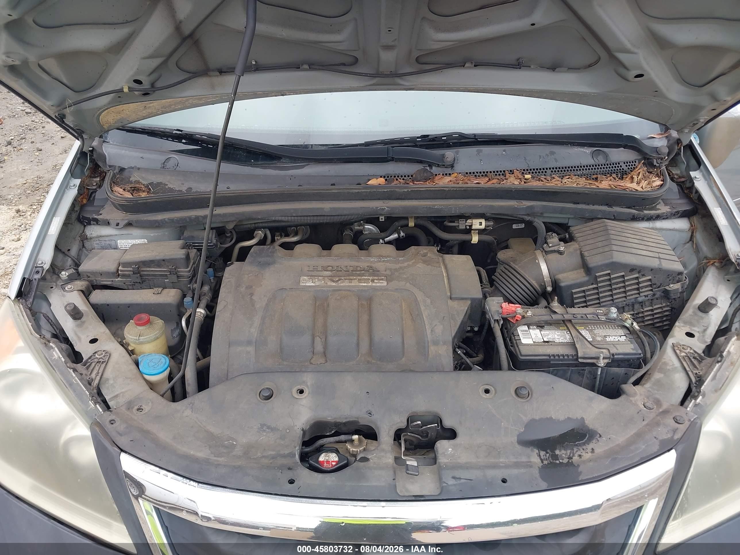 2010 Honda Odyssey Ex Blue vin: 5FNRL3H52AB043368