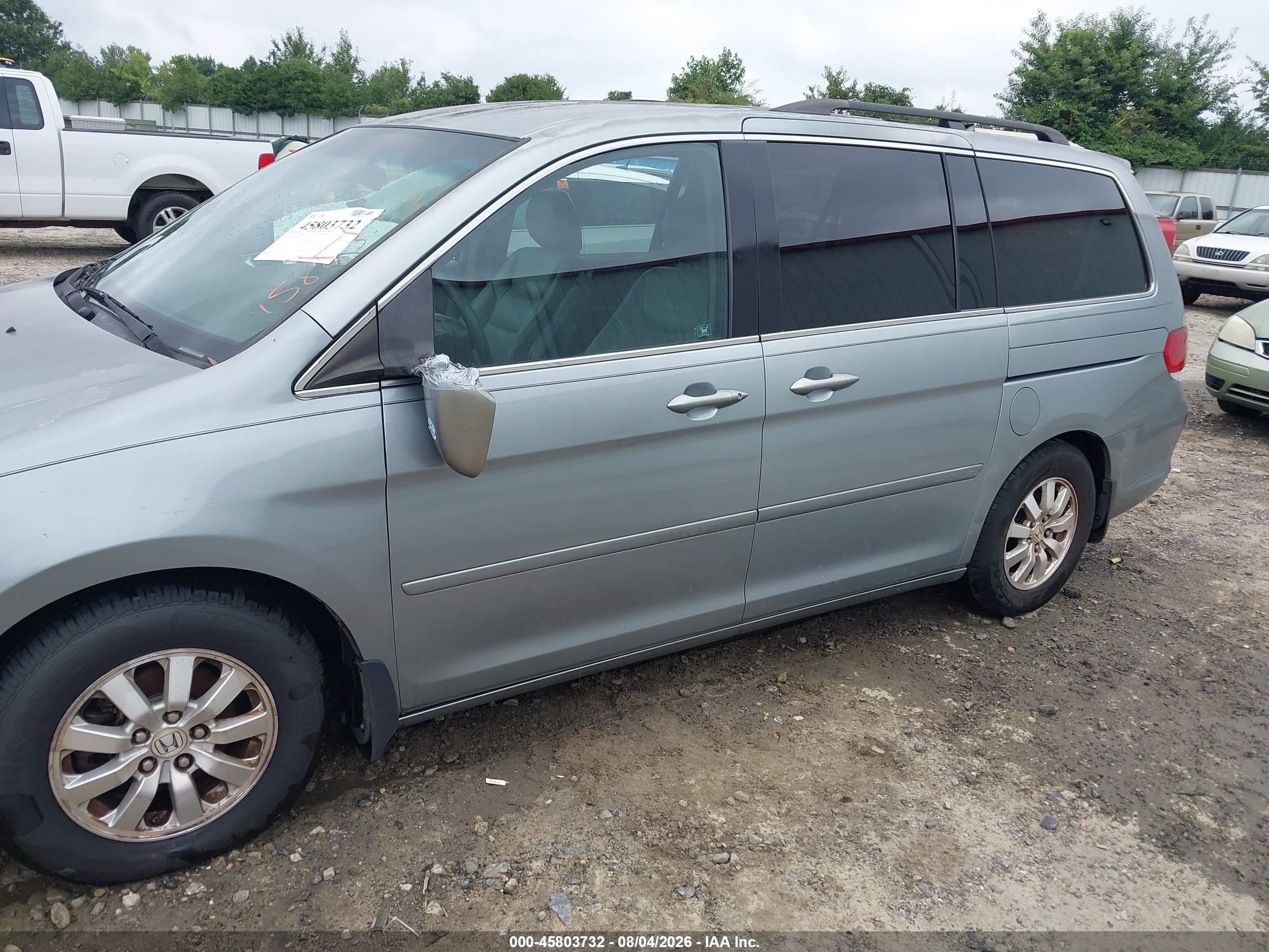 2010 Honda Odyssey Ex Blue vin: 5FNRL3H52AB043368