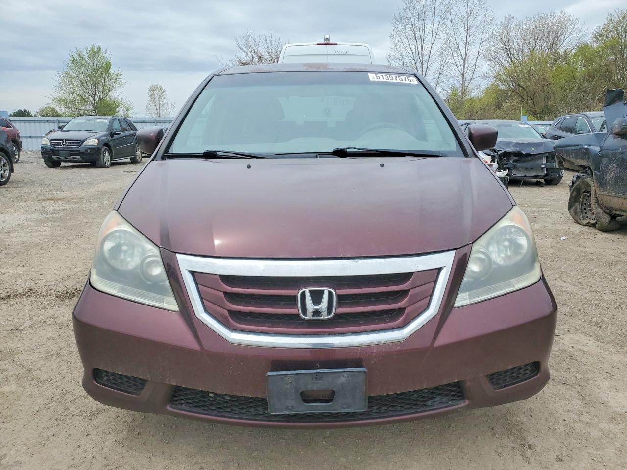 2010 Honda Odyssey Ex Burgundy vin: 5FNRL3H52AB506240