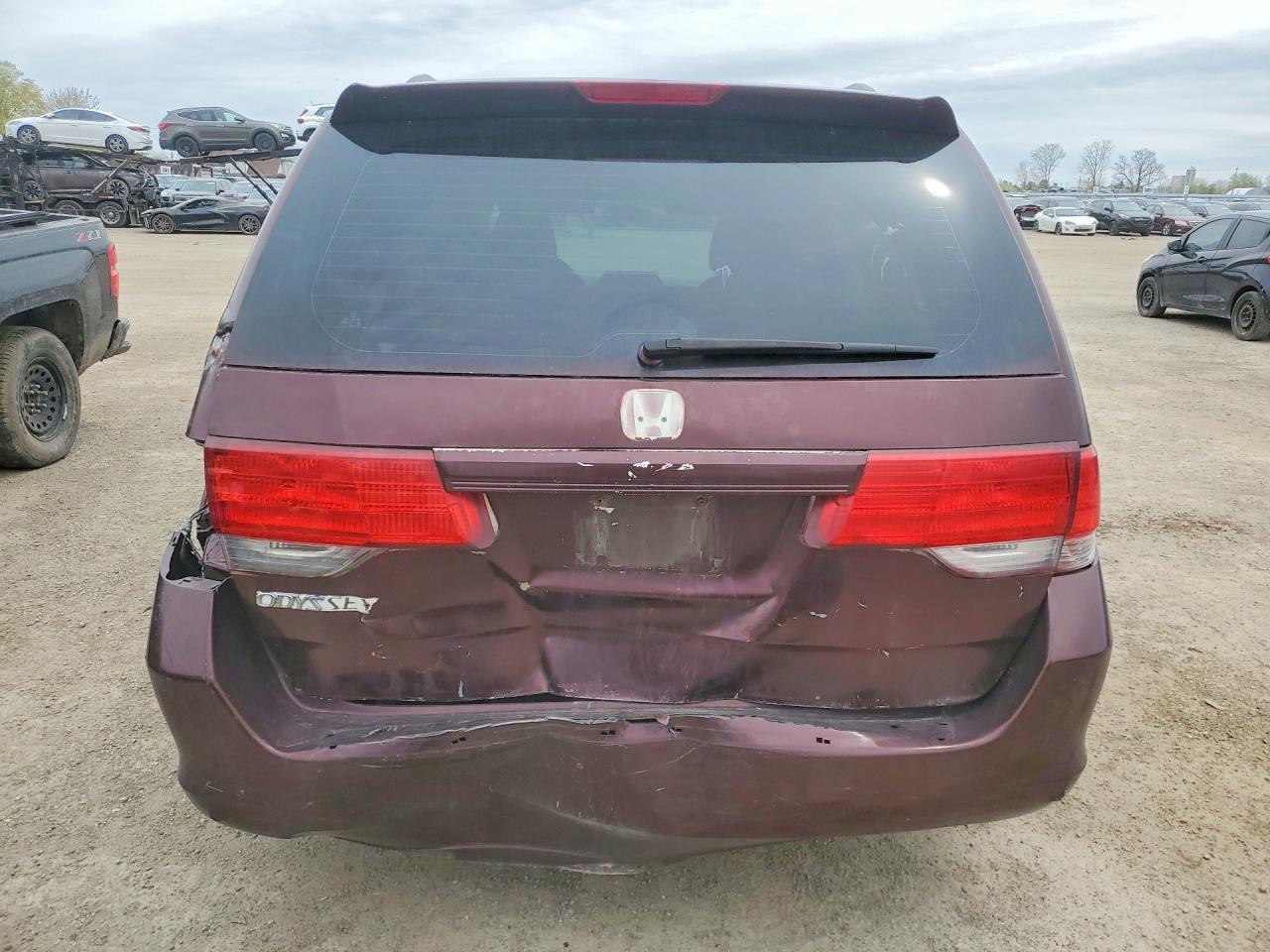 2010 Honda Odyssey Ex Burgundy vin: 5FNRL3H52AB506240