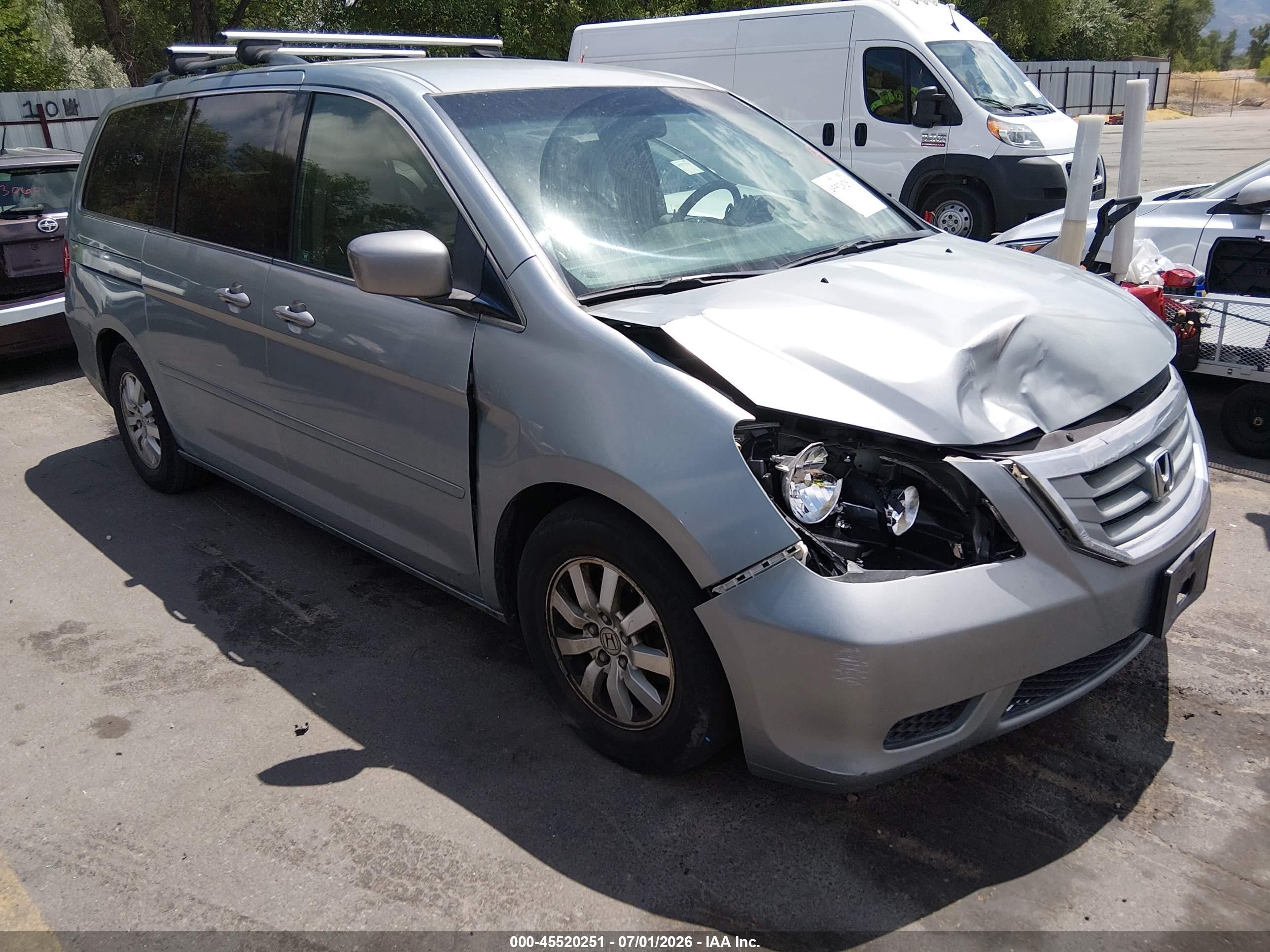 2010 Honda Odyssey Ex Blue vin: 5FNRL3H53AB056937
