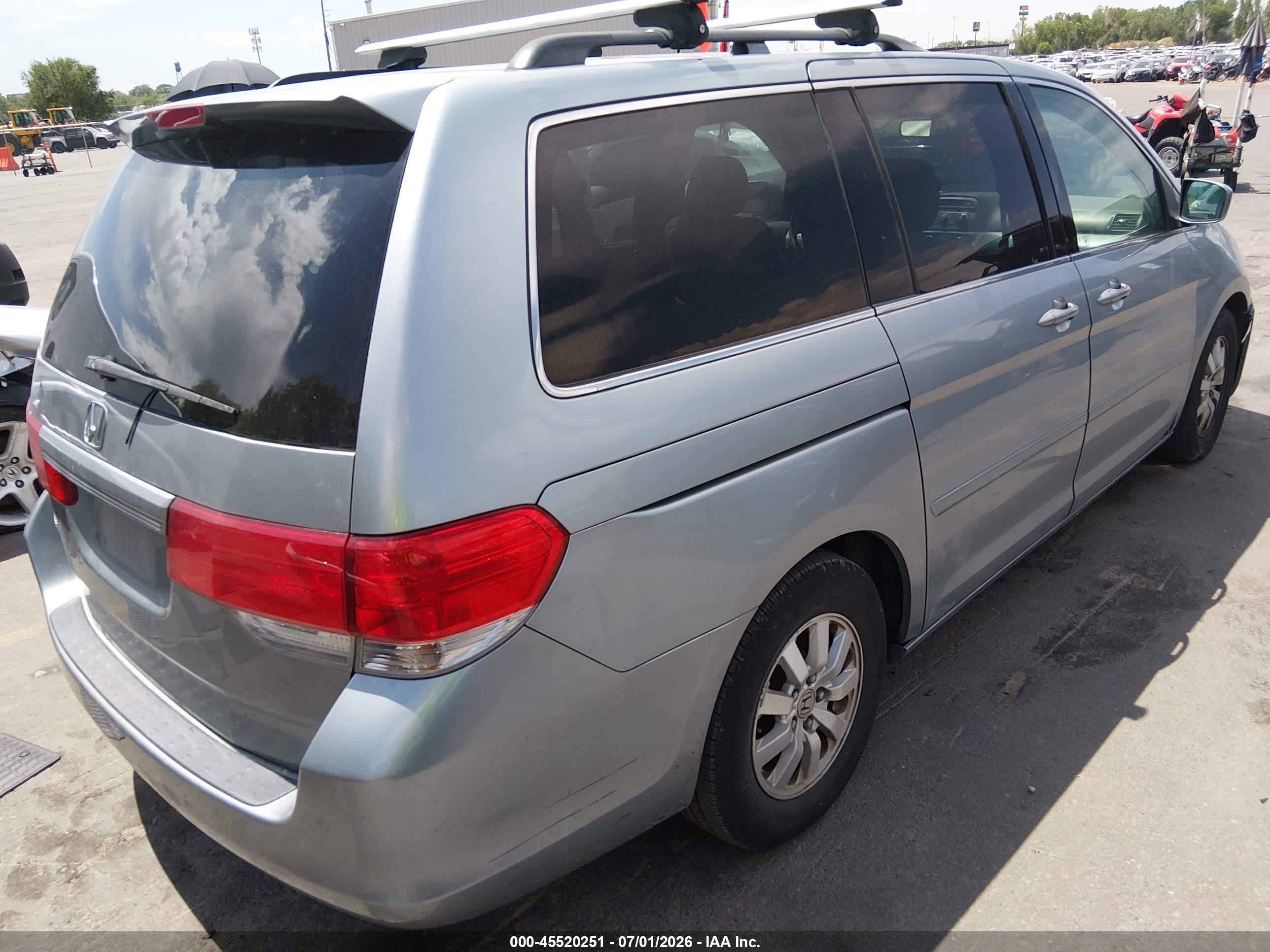2010 Honda Odyssey Ex Blue vin: 5FNRL3H53AB056937