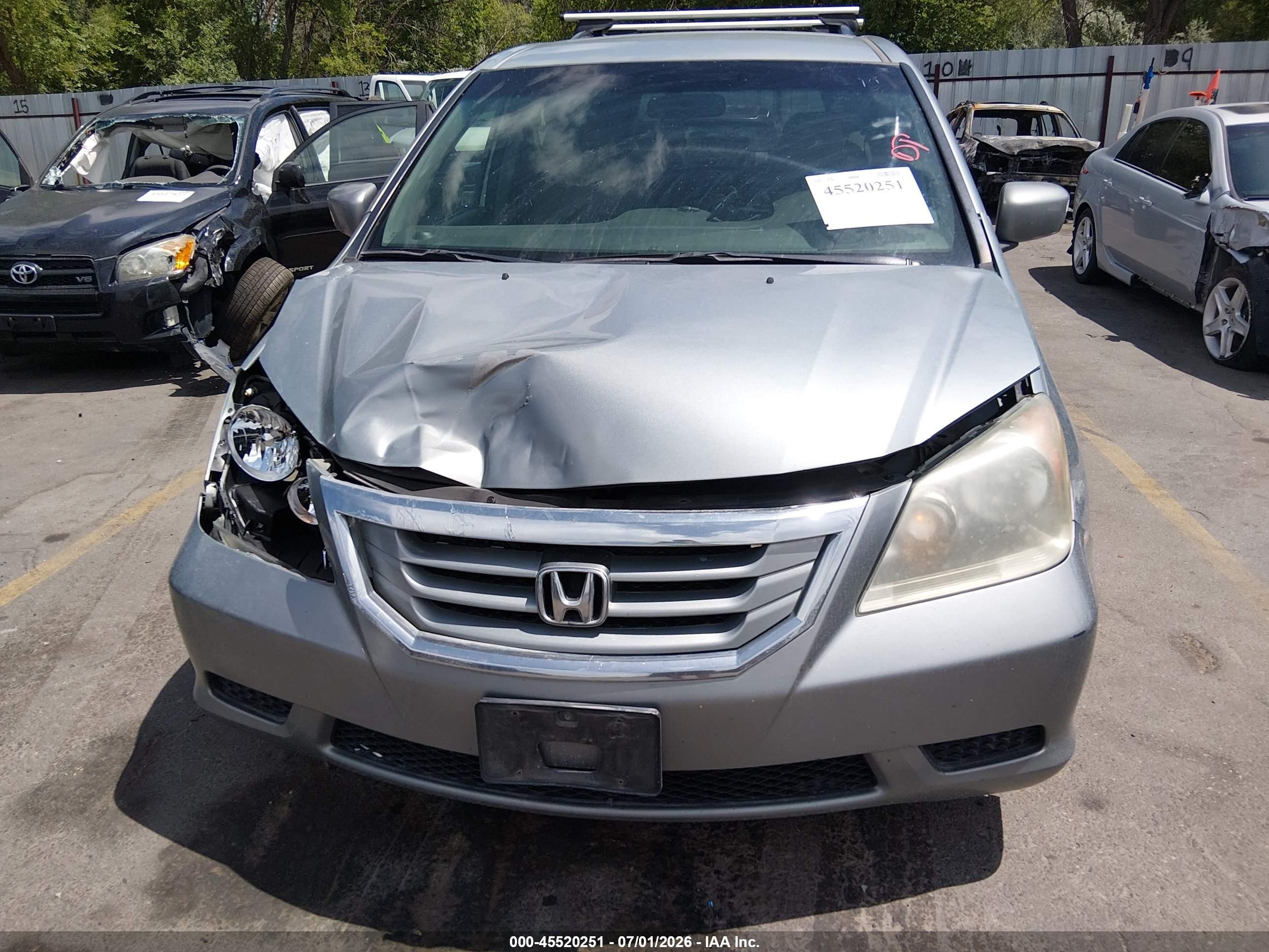 2010 Honda Odyssey Ex Blue vin: 5FNRL3H53AB056937
