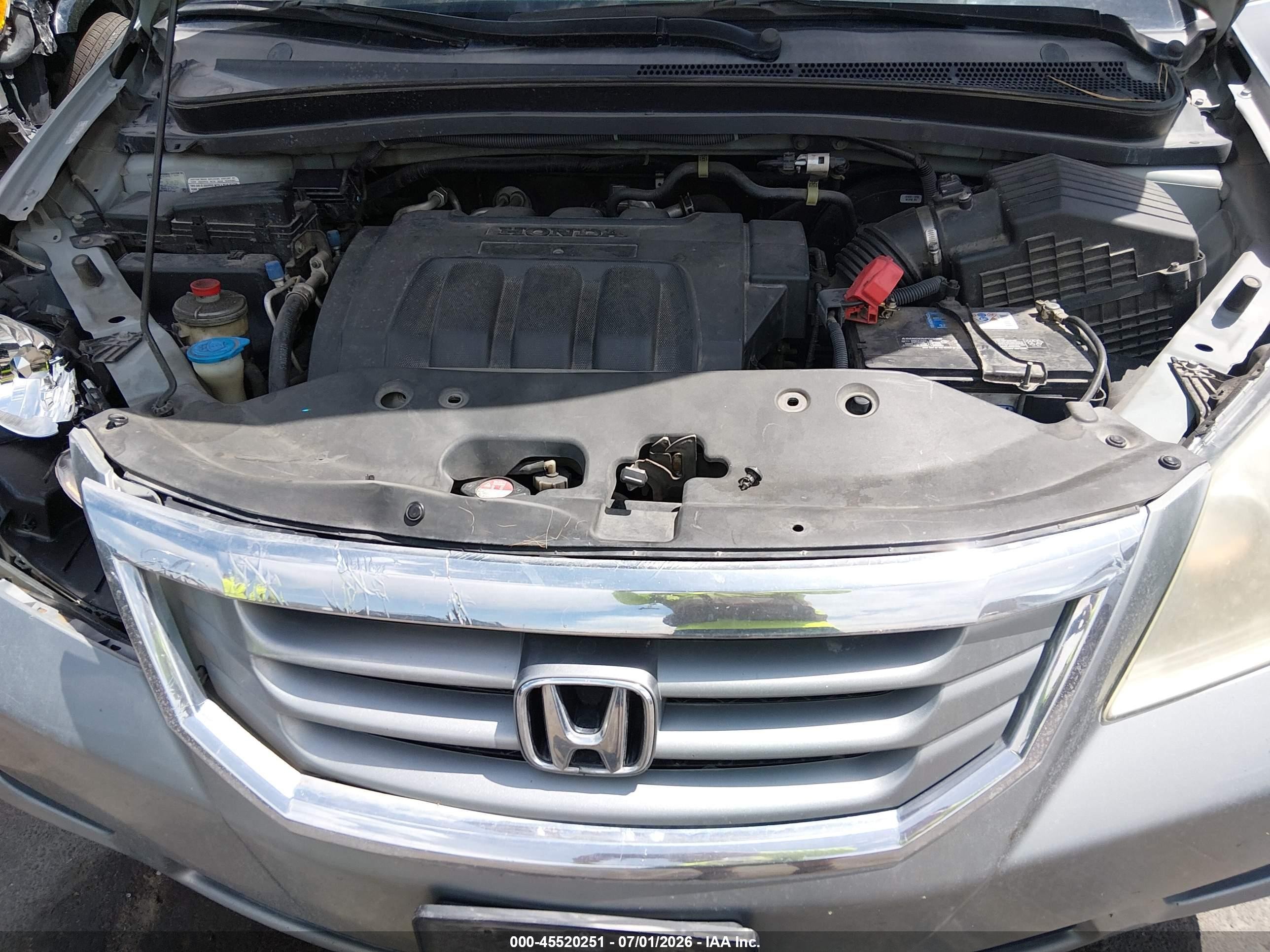 2010 Honda Odyssey Ex Blue vin: 5FNRL3H53AB056937