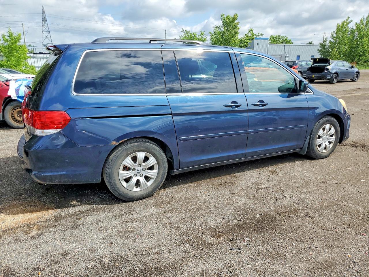 2010 Honda Odyssey Ex Blue vin: 5FNRL3H53AB506358