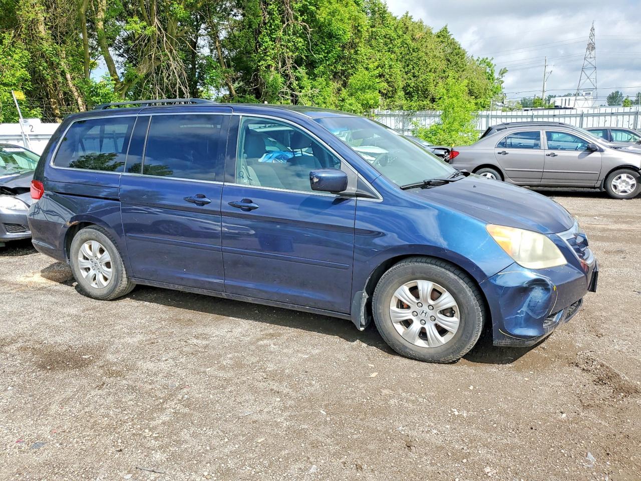 2010 Honda Odyssey Ex Blue vin: 5FNRL3H53AB506358
