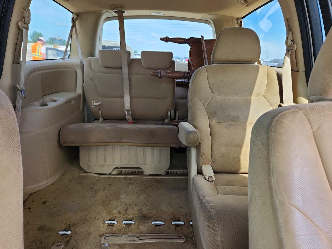 2010 Honda Odyssey Ex White vin: 5FNRL3H54AB015362