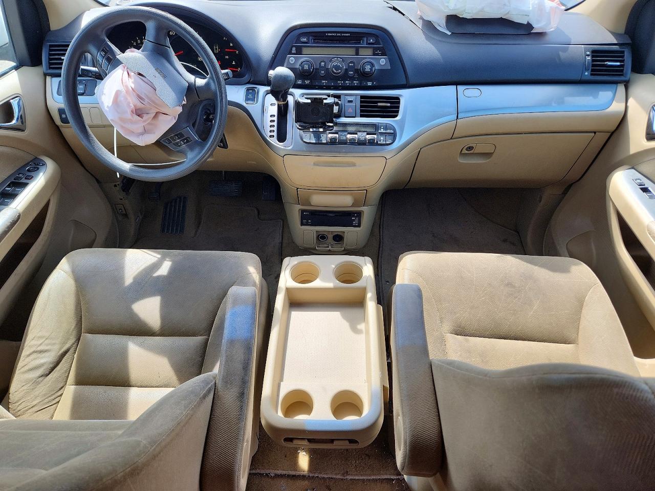 2010 Honda Odyssey Ex White vin: 5FNRL3H54AB015362