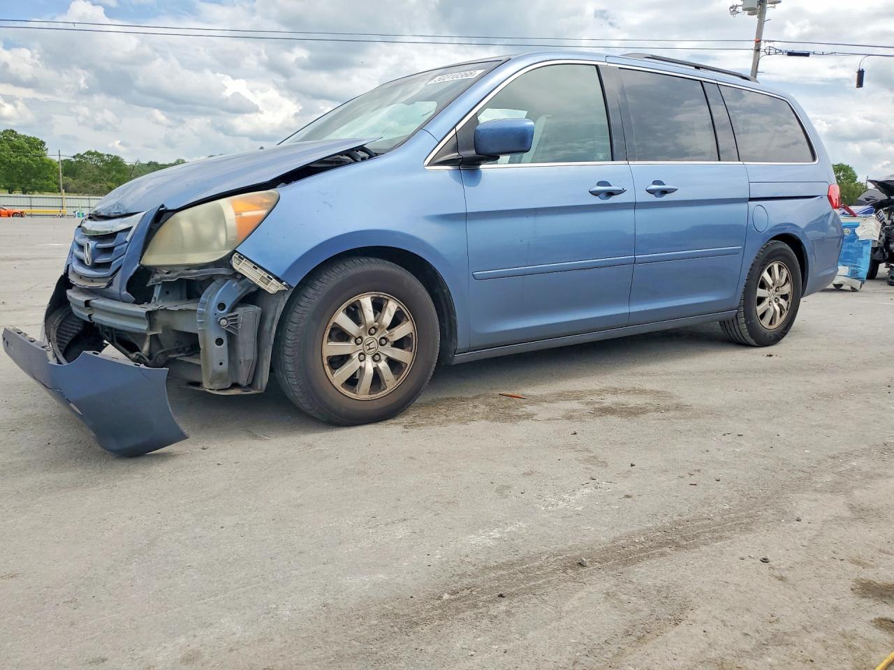 2010 Honda Odyssey Ex Blue vin: 5FNRL3H54AB043324