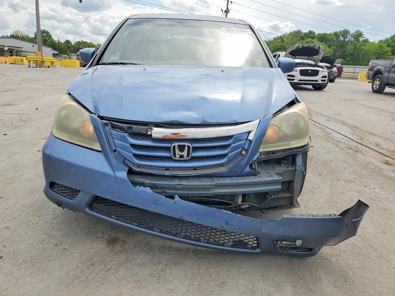 2010 Honda Odyssey Ex Blue vin: 5FNRL3H54AB043324