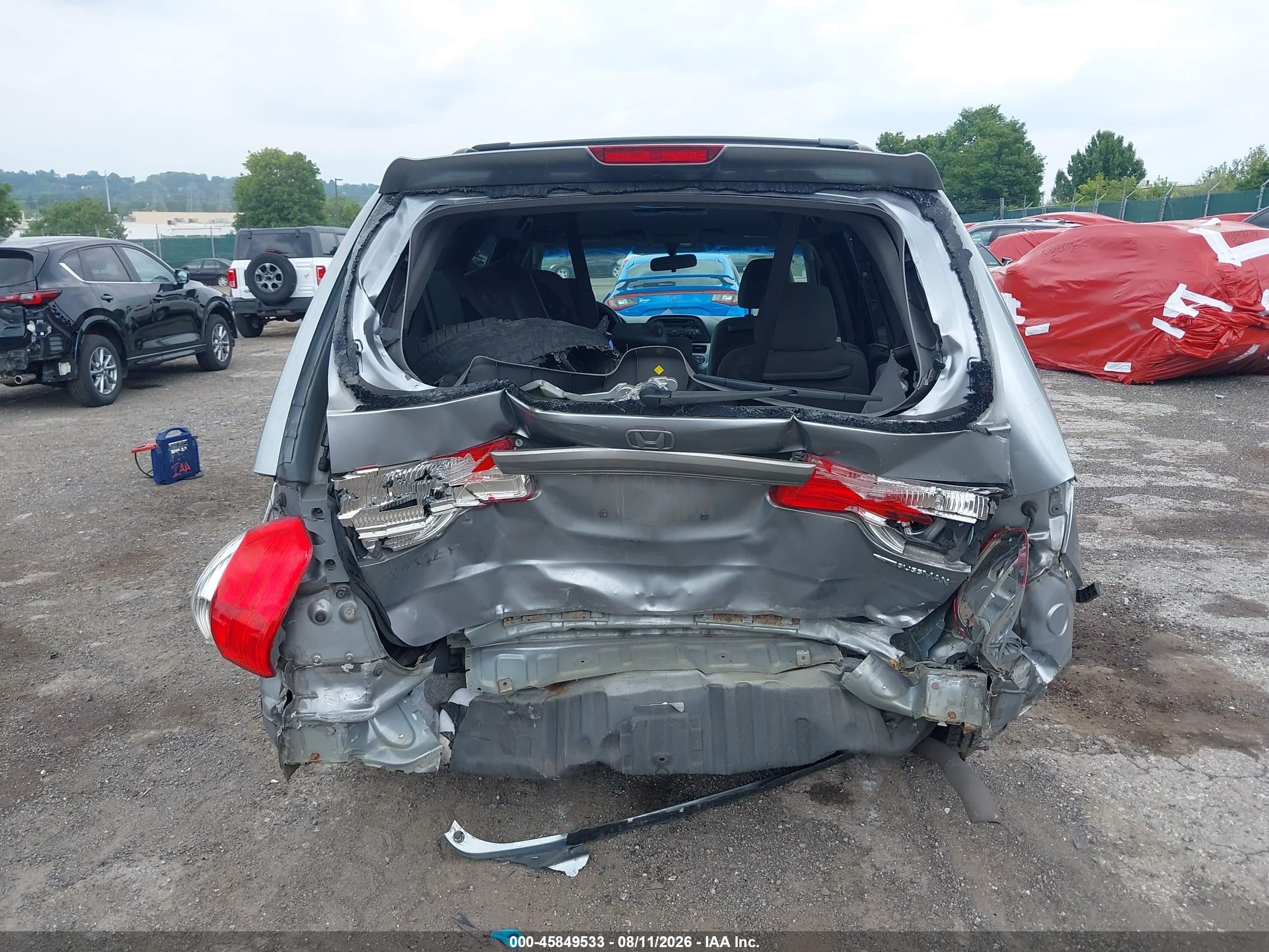 2010 Honda Odyssey Ex Light Blue vin: 5FNRL3H55AB008193