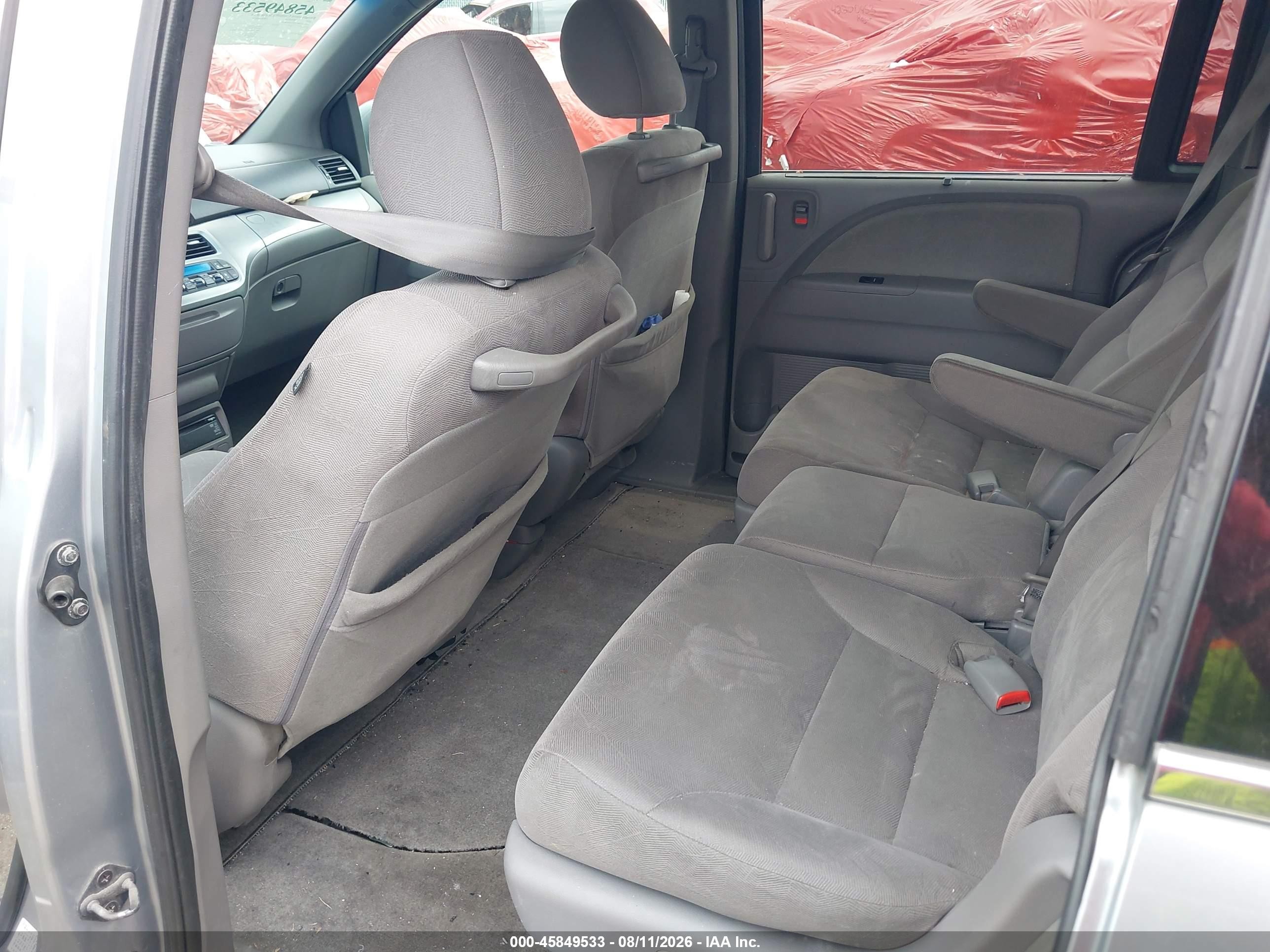 2010 Honda Odyssey Ex Light Blue vin: 5FNRL3H55AB008193