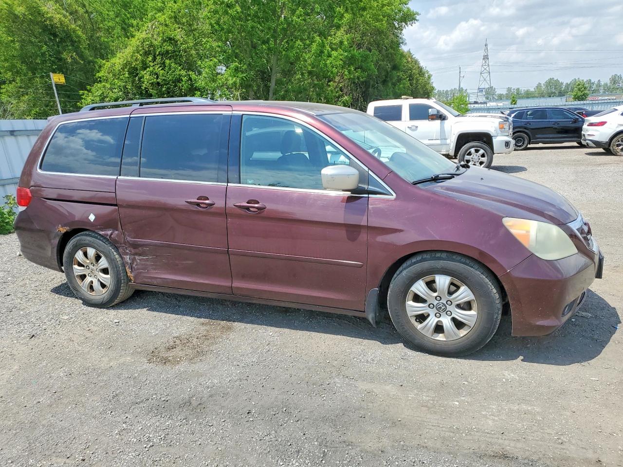 2010 Honda Odyssey Ex Maroon vin: 5FNRL3H55AB503087