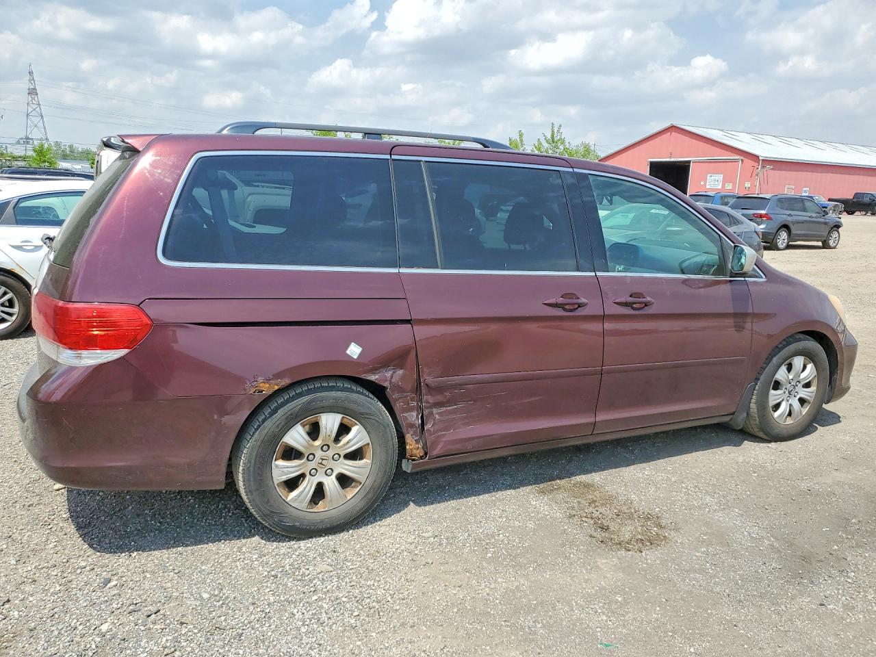 2010 Honda Odyssey Ex Maroon vin: 5FNRL3H55AB503087