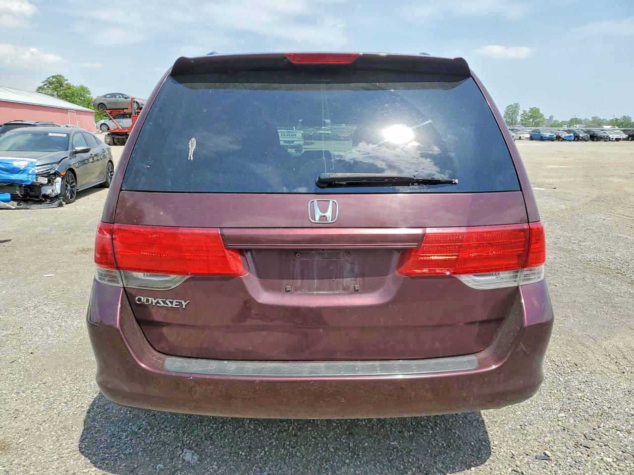 2010 Honda Odyssey Ex Maroon vin: 5FNRL3H55AB503087