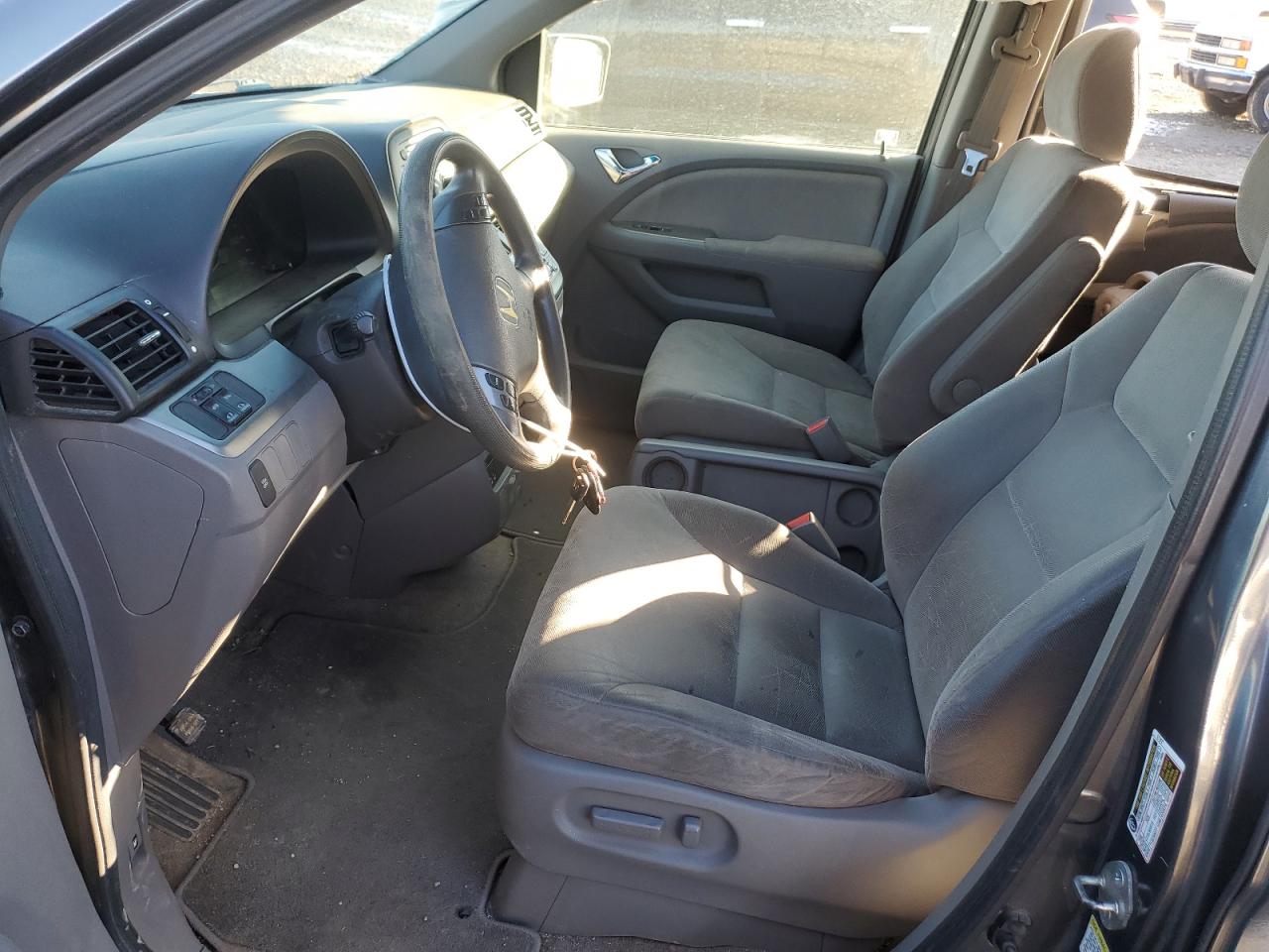 2010 Honda Odyssey Ex Gray vin: 5FNRL3H57AB054561