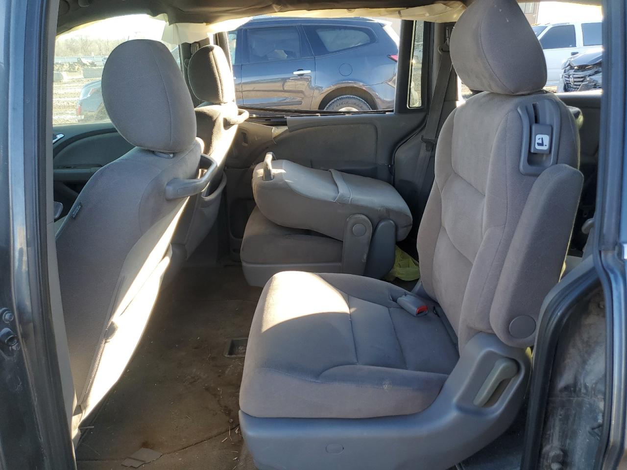 2010 Honda Odyssey Ex Gray vin: 5FNRL3H57AB054561