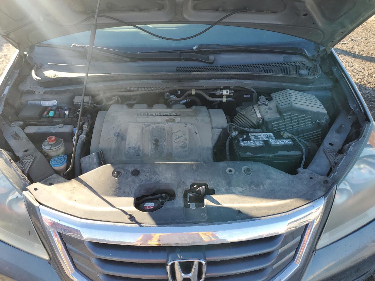 2010 Honda Odyssey Ex Gray vin: 5FNRL3H57AB054561