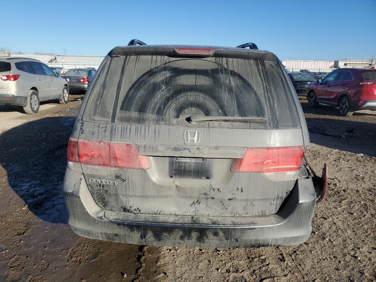 2010 Honda Odyssey Ex Gray vin: 5FNRL3H57AB054561