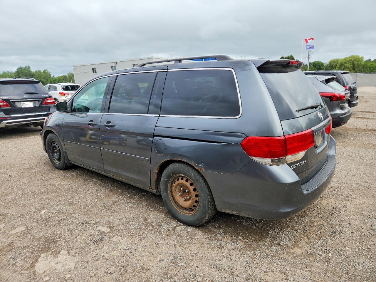2010 Honda Odyssey Ex Gray vin: 5FNRL3H59AB501794