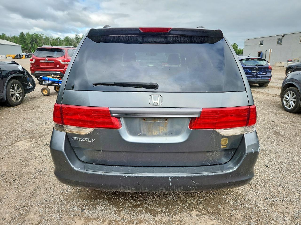 2010 Honda Odyssey Ex Gray vin: 5FNRL3H59AB501794