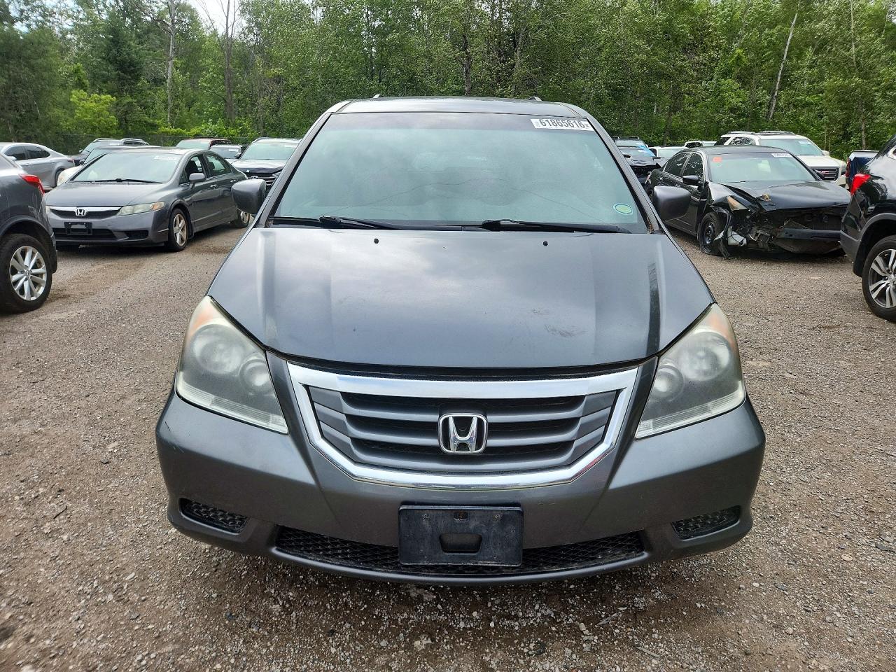2010 Honda Odyssey Ex Gray vin: 5FNRL3H59AB501794