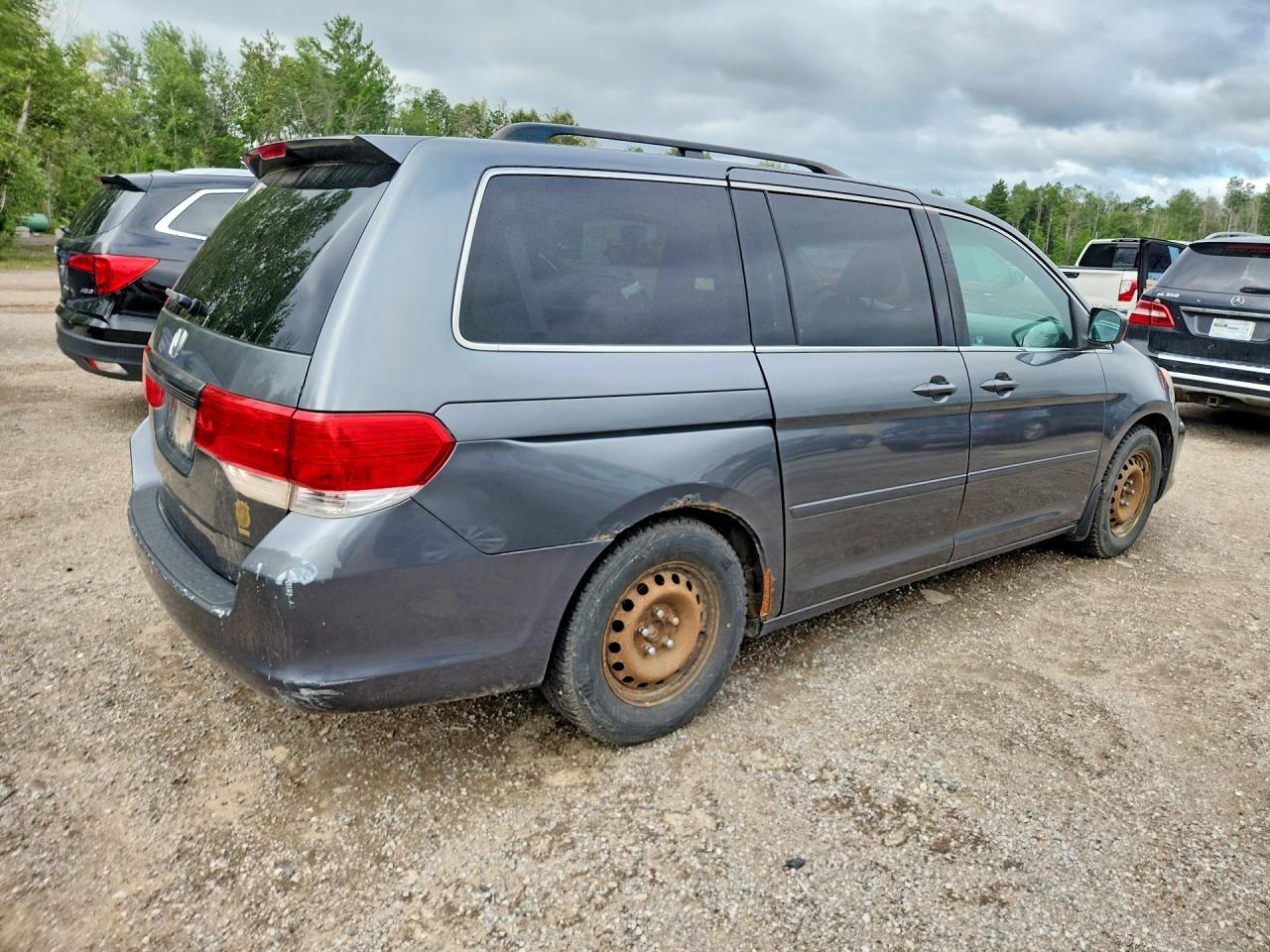 2010 Honda Odyssey Ex Gray vin: 5FNRL3H59AB501794