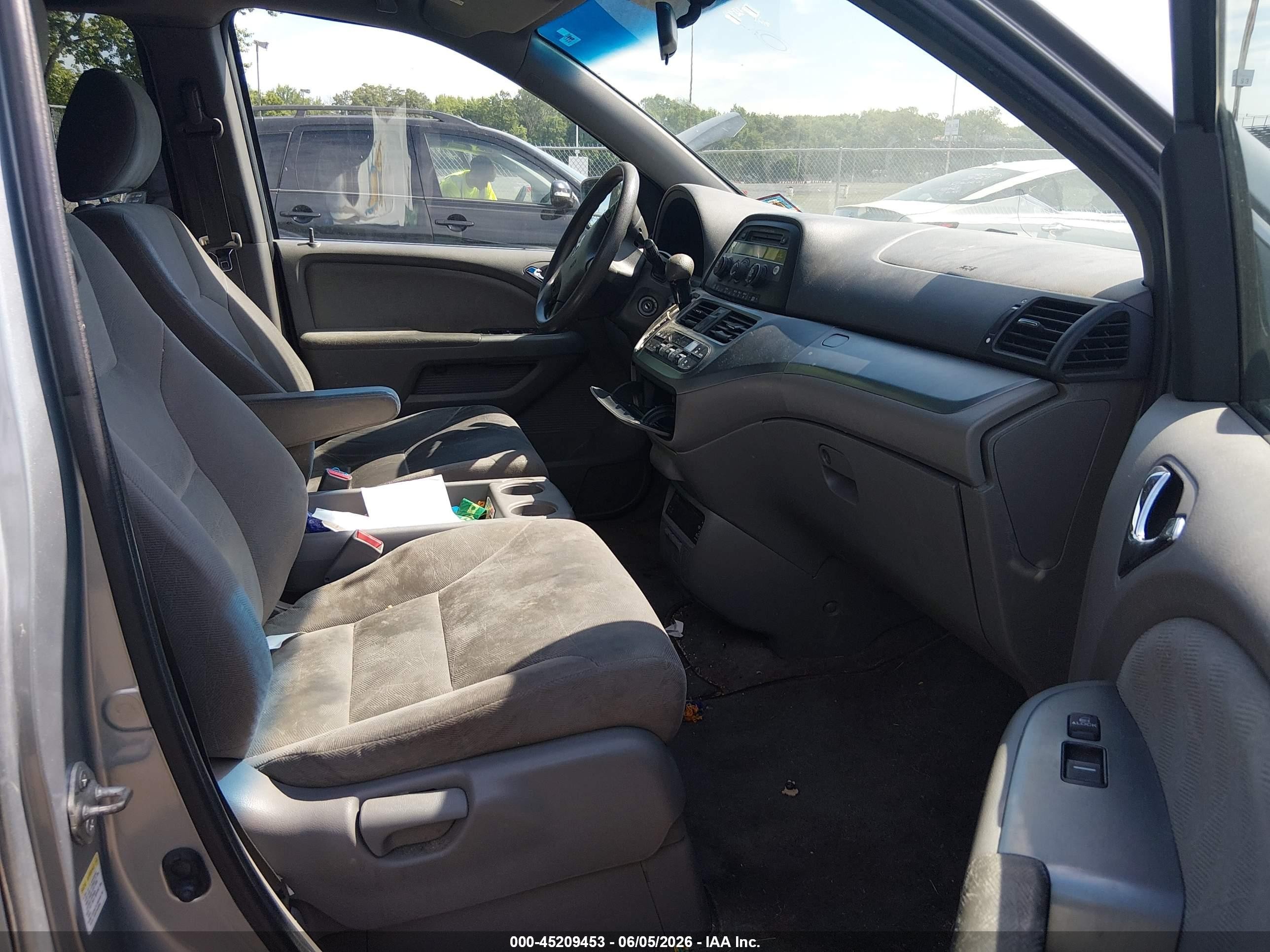 2010 Honda Odyssey Ex Teal vin: 5FNRL3H5XAB001126