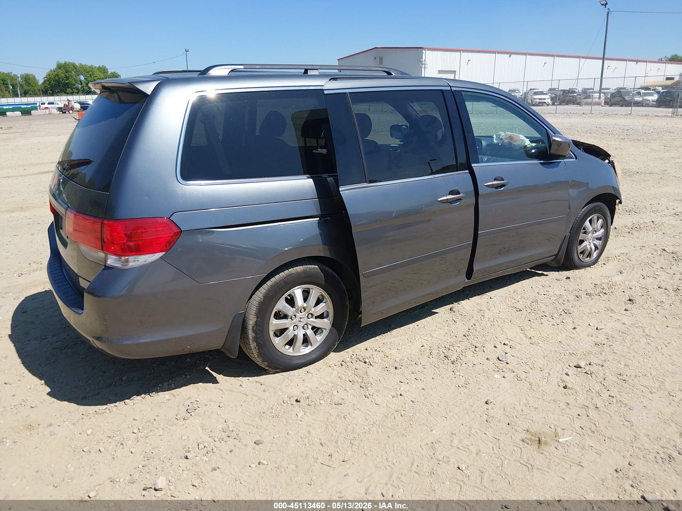 2010 Honda Odyssey Ex Gray vin: 5FNRL3H5XAB107981