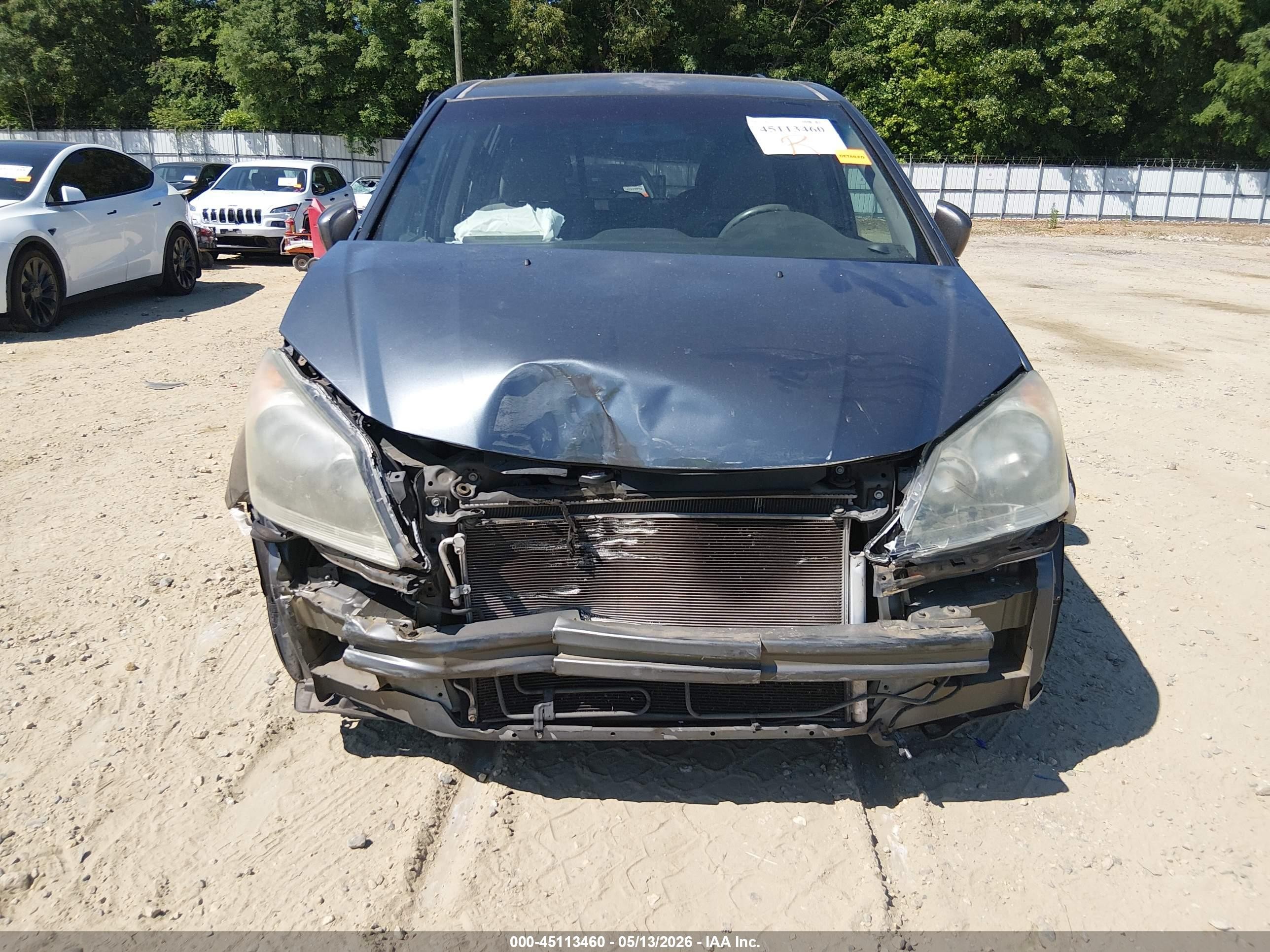 2010 Honda Odyssey Ex Gray vin: 5FNRL3H5XAB107981
