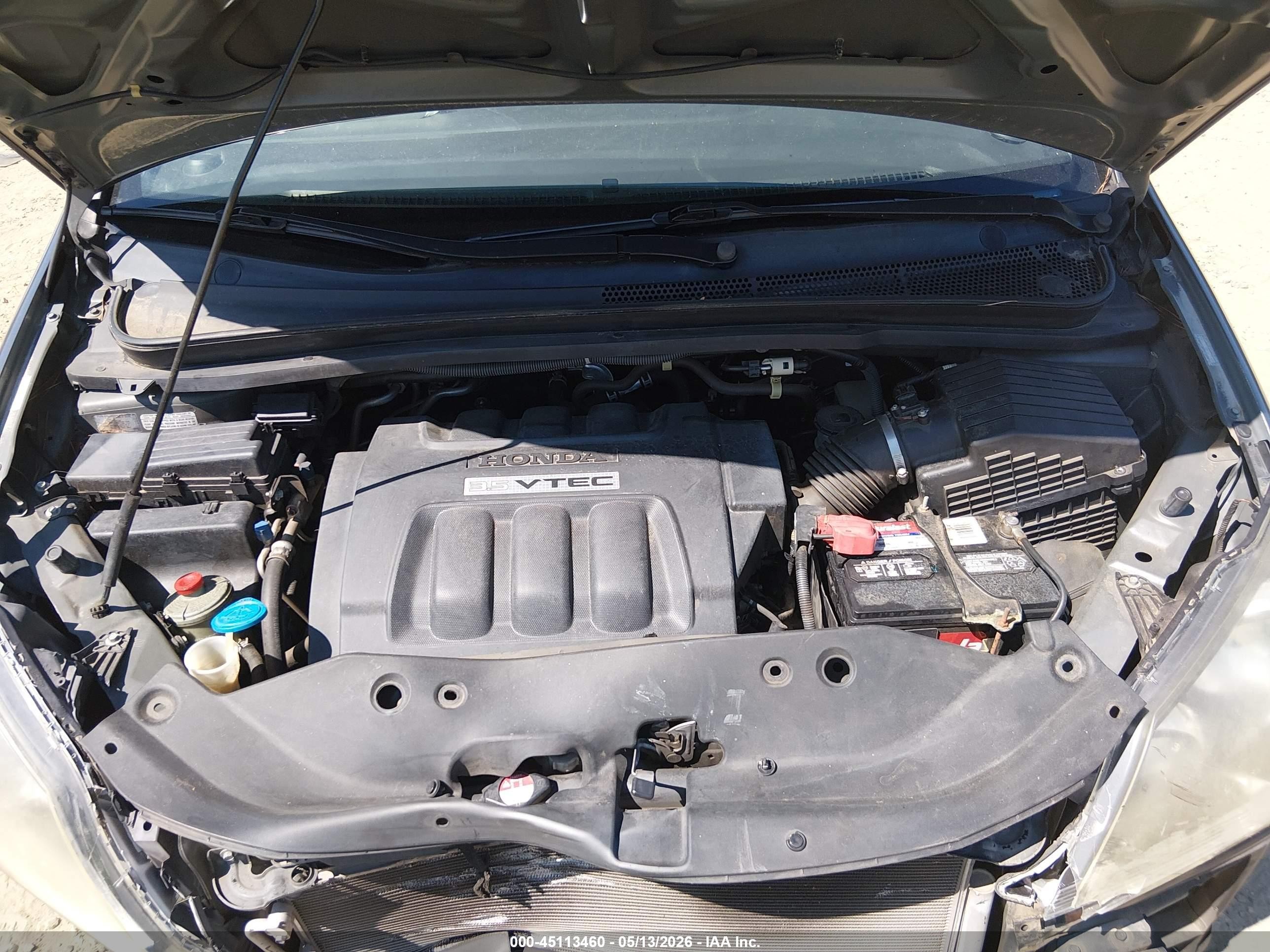 2010 Honda Odyssey Ex Gray vin: 5FNRL3H5XAB107981