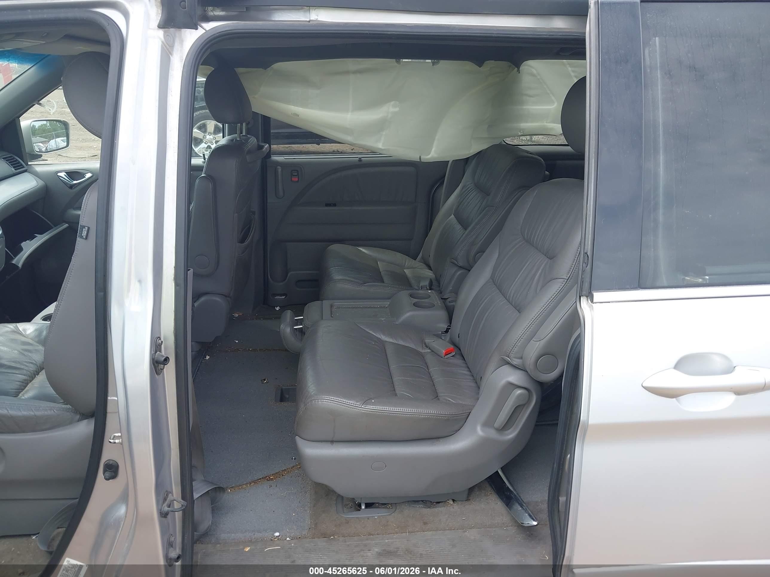 2010 Honda Odyssey Ex-l Silver vin: 5FNRL3H60AB007641