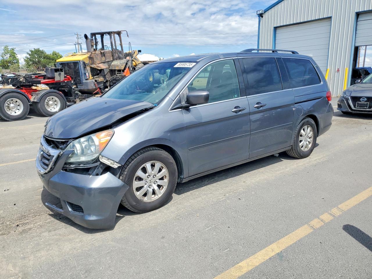 2010 Honda Odyssey Exl Gray vin: 5FNRL3H60AB023810