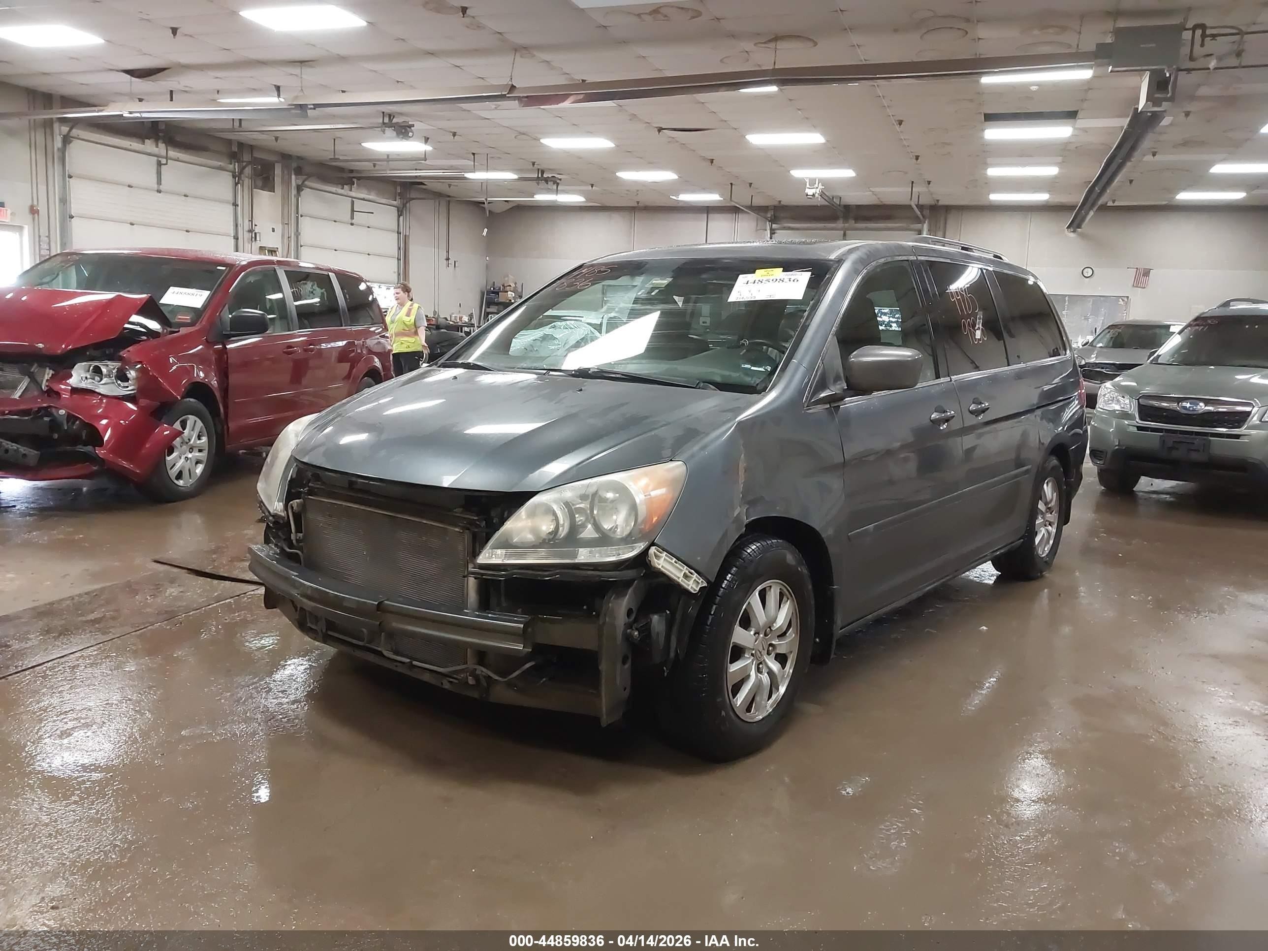 2010 Honda Odyssey Ex-l Серый vin: 5FNRL3H60AB049257