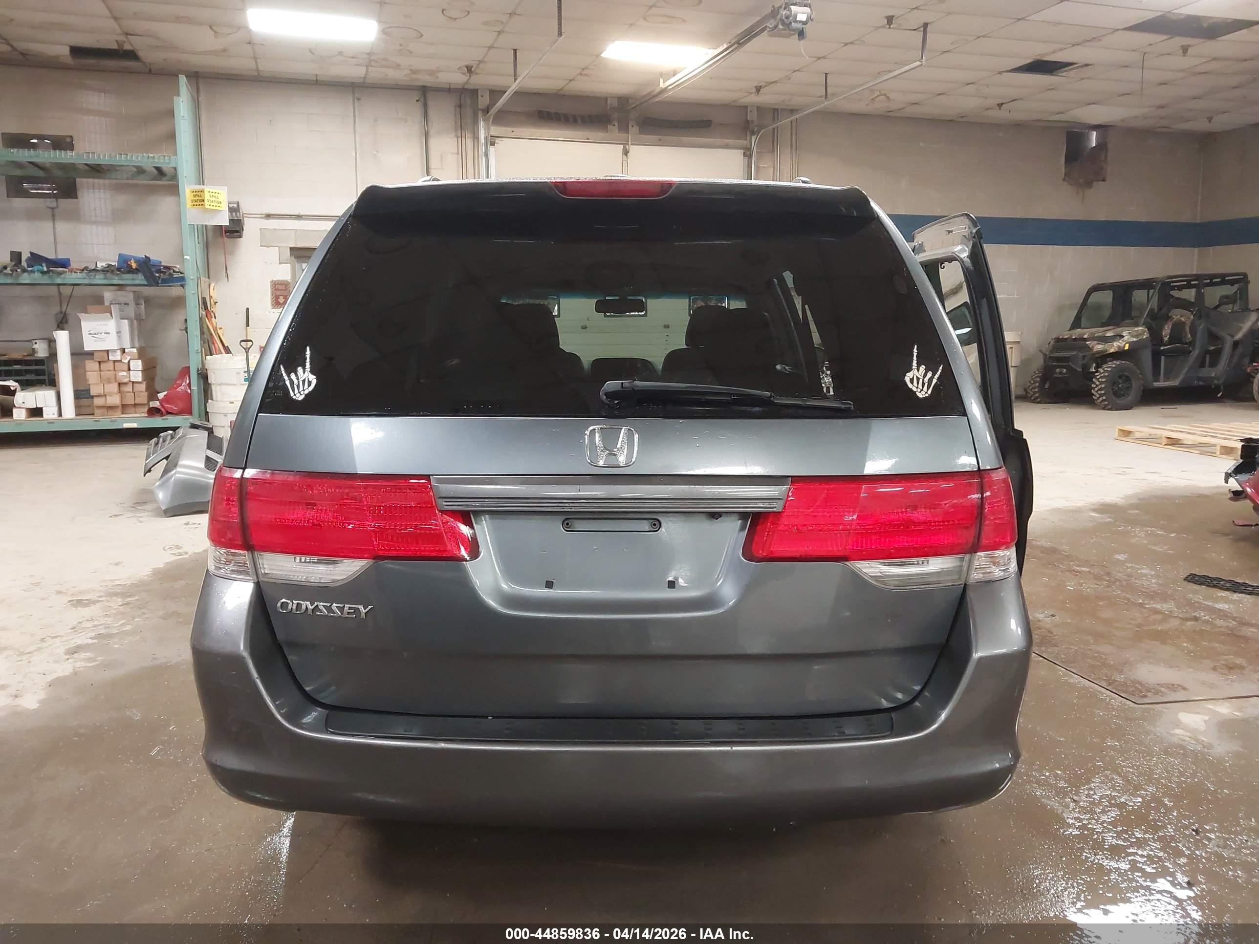 2010 Honda Odyssey Ex-l Серый vin: 5FNRL3H60AB049257