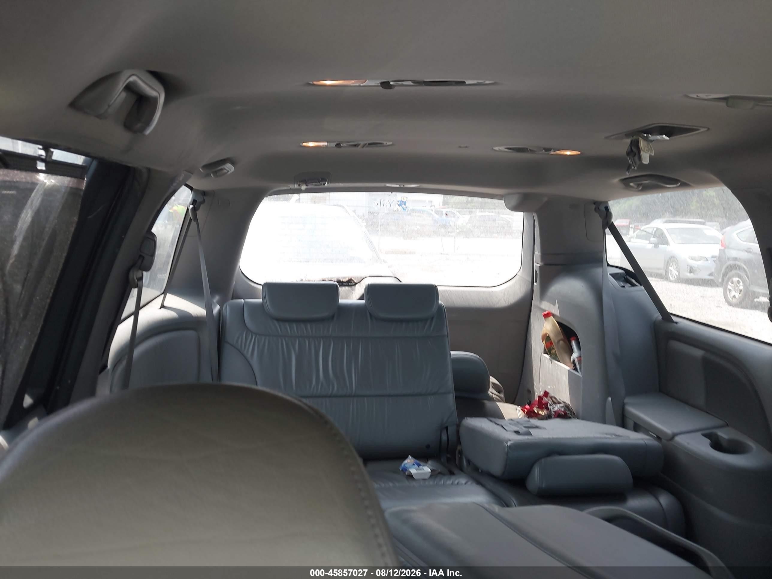 2010 Honda Odyssey Ex-l Silver vin: 5FNRL3H60AB057486