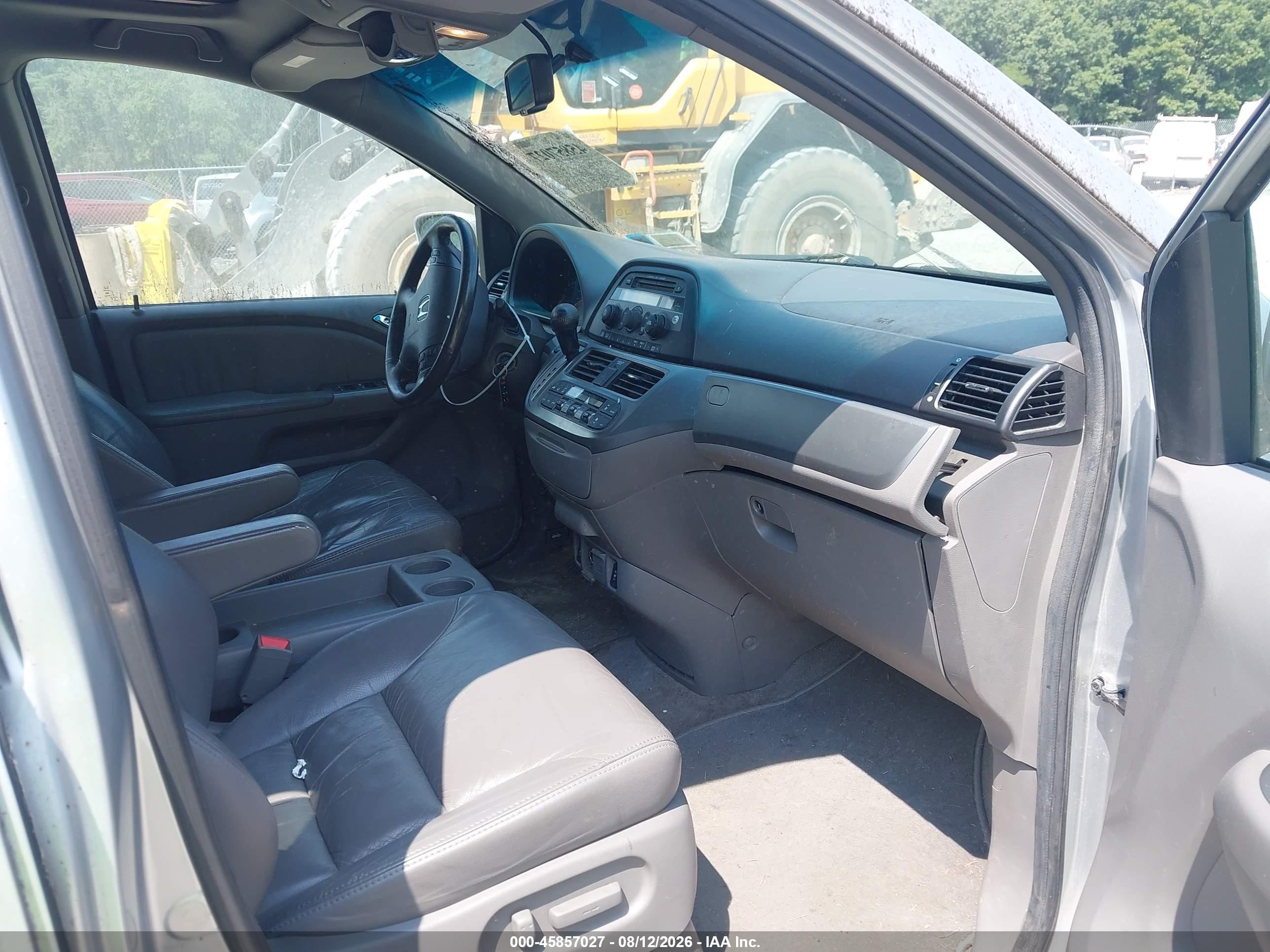2010 Honda Odyssey Ex-l Silver vin: 5FNRL3H60AB057486