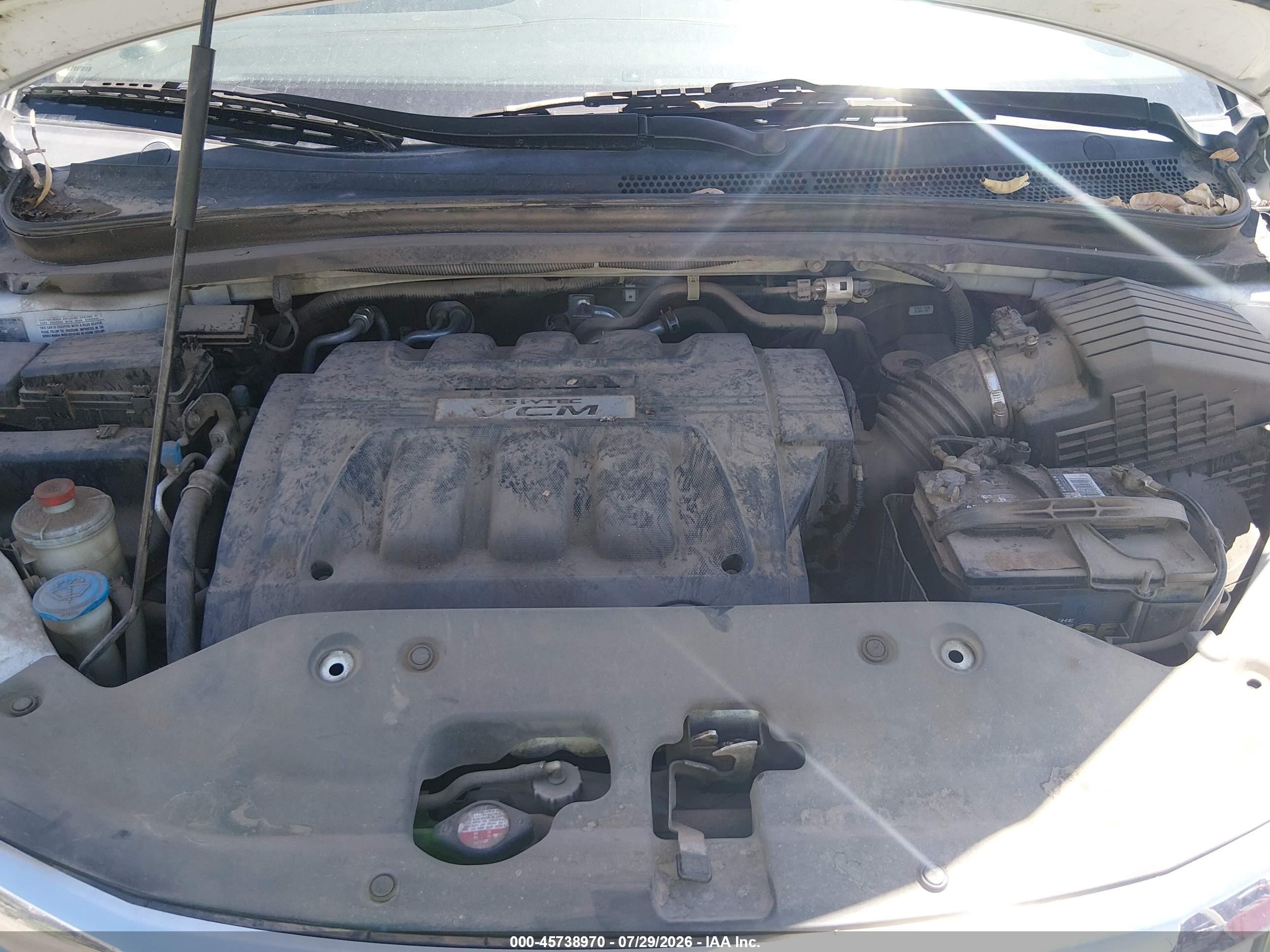 2010 Honda Odyssey Ex-l Белый vin: 5FNRL3H60AB062879