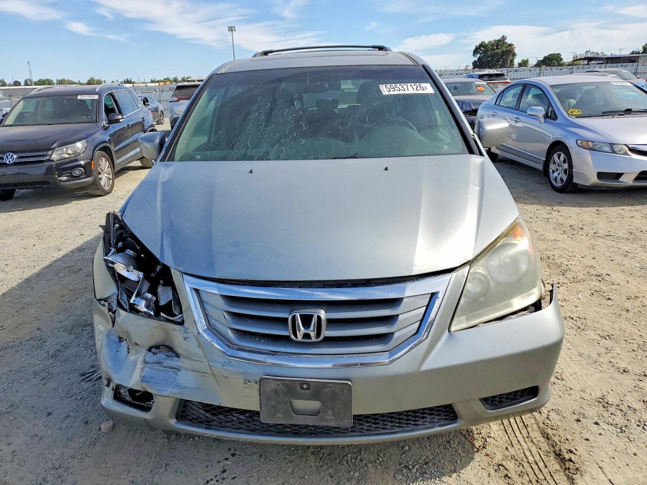 2010 Honda Odyssey Exl Gray vin: 5FNRL3H60AB067676