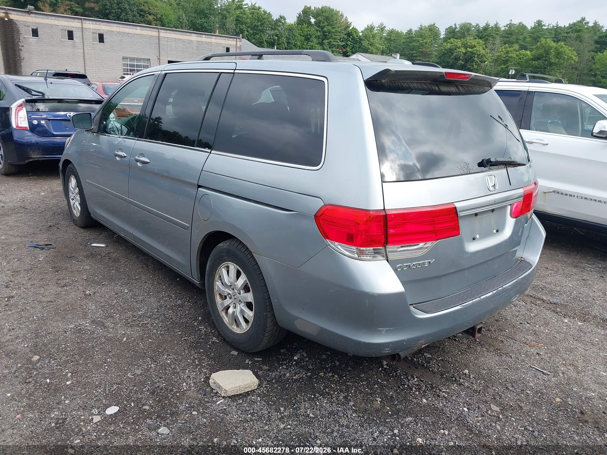 2010 Honda Odyssey Ex-l Серебряный vin: 5FNRL3H60AB107108