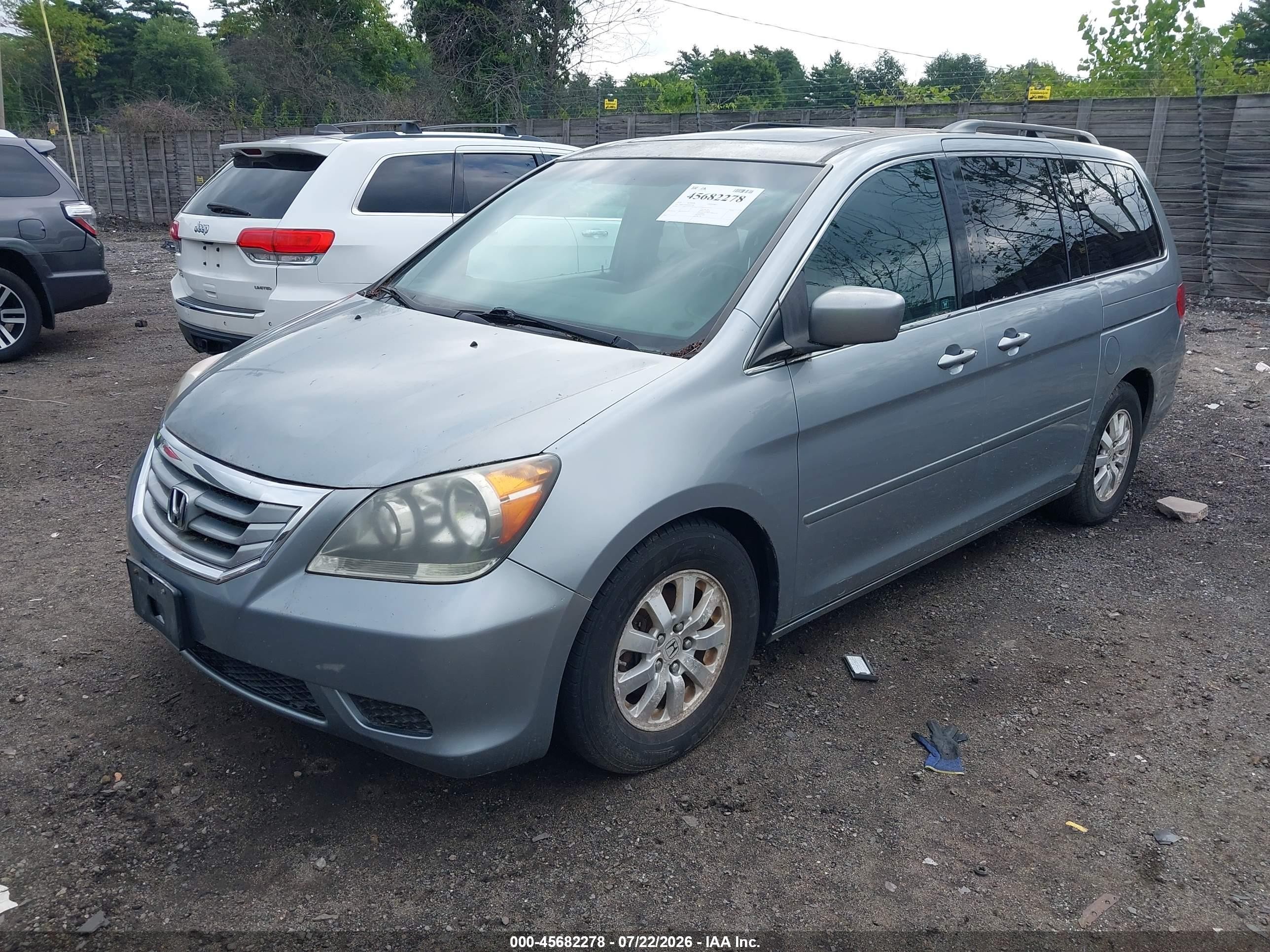 2010 Honda Odyssey Ex-l Серебряный vin: 5FNRL3H60AB107108