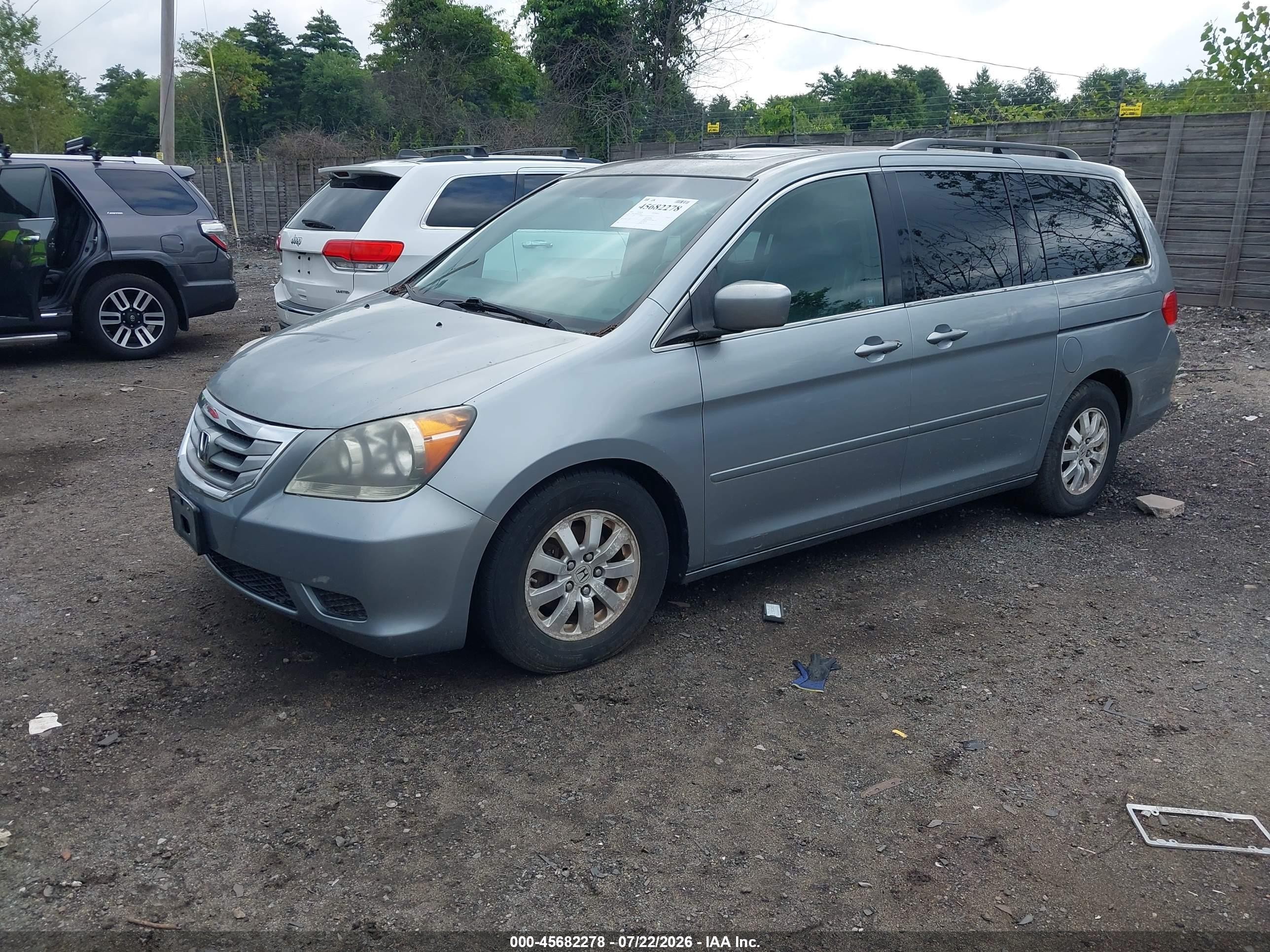 2010 Honda Odyssey Ex-l Серебряный vin: 5FNRL3H60AB107108