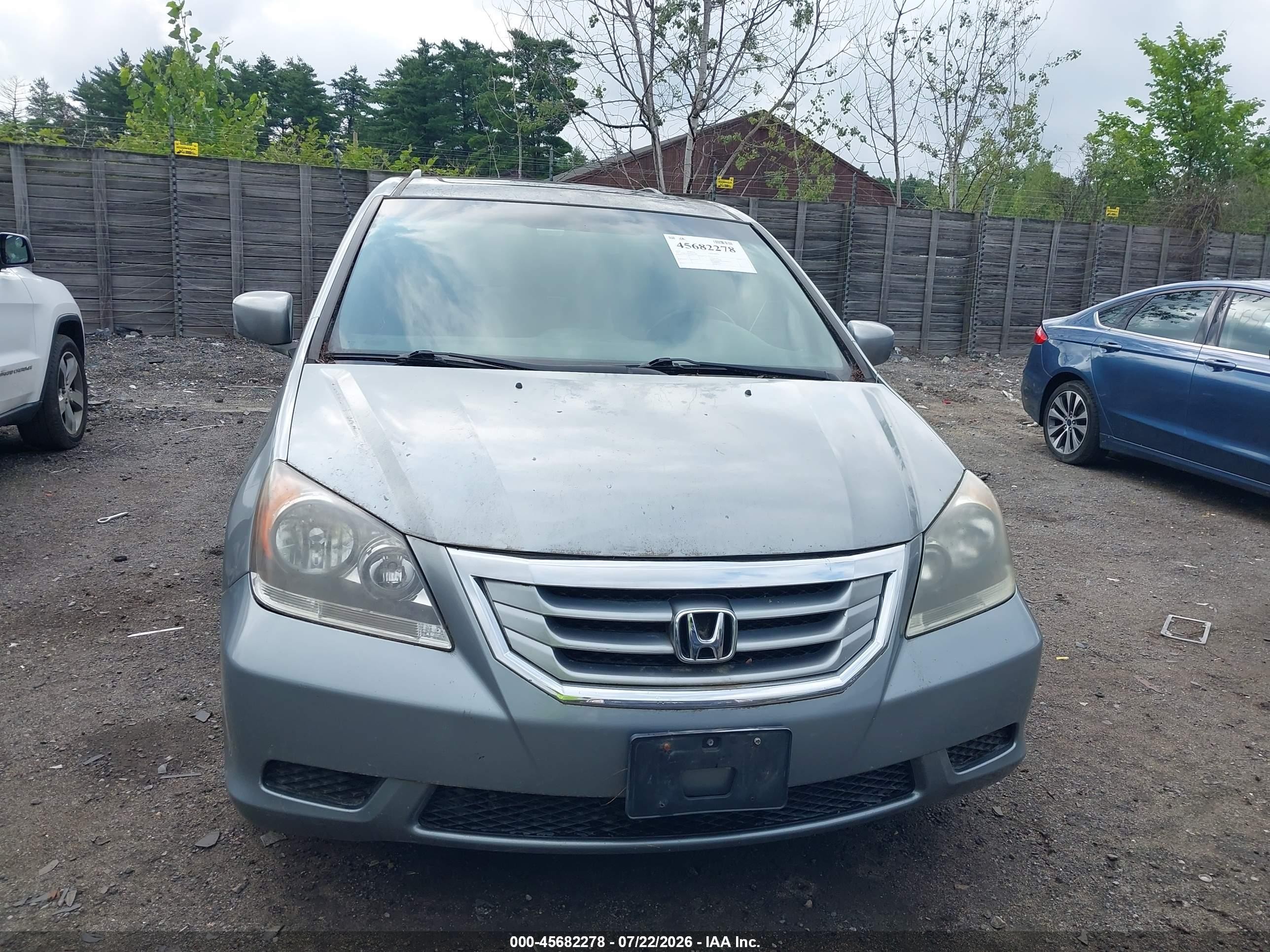 2010 Honda Odyssey Ex-l Серебряный vin: 5FNRL3H60AB107108