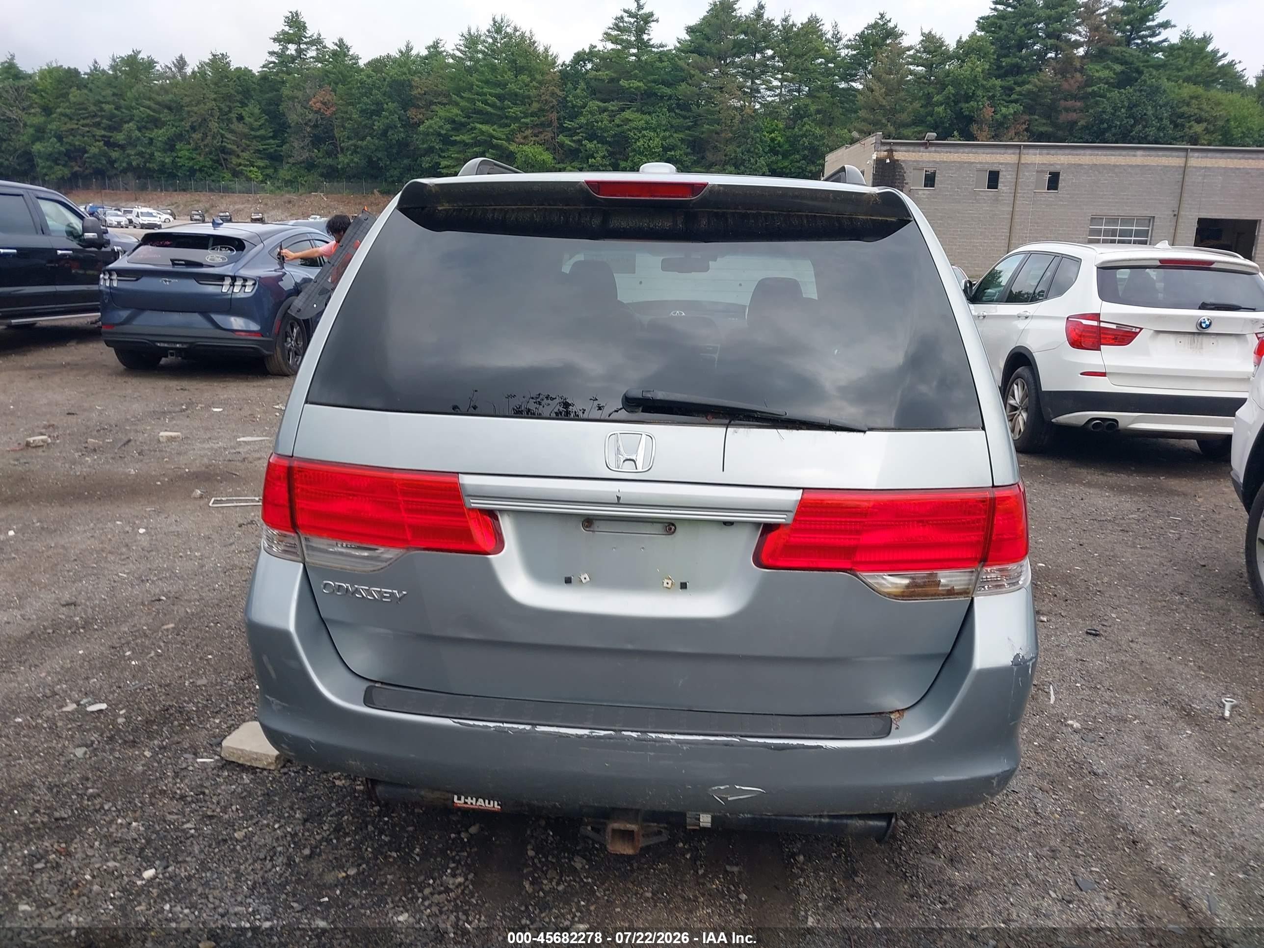 2010 Honda Odyssey Ex-l Серебряный vin: 5FNRL3H60AB107108