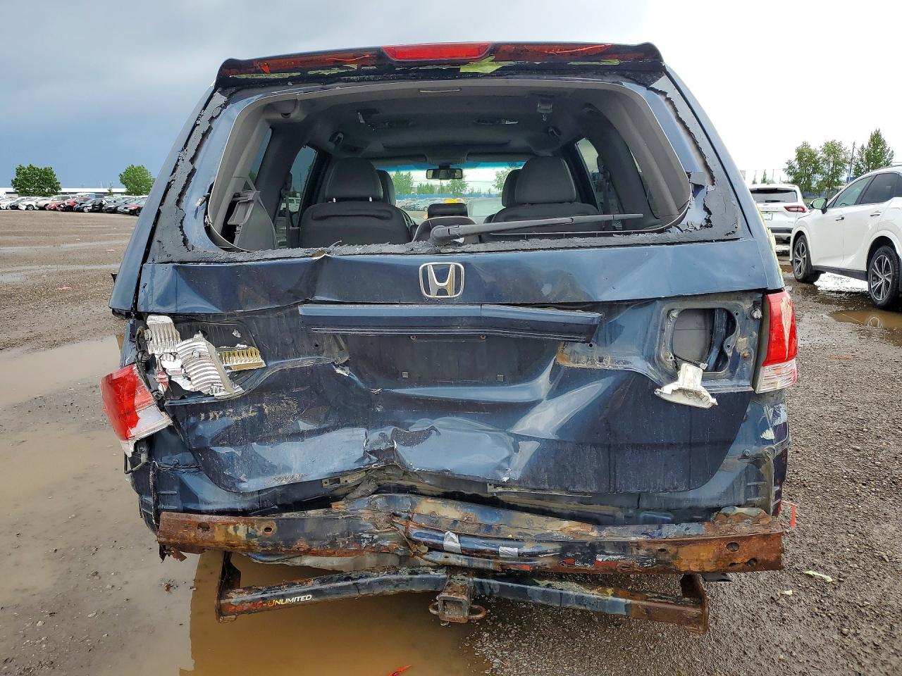 2010 Honda Odyssey Exl Blue vin: 5FNRL3H60AB503409