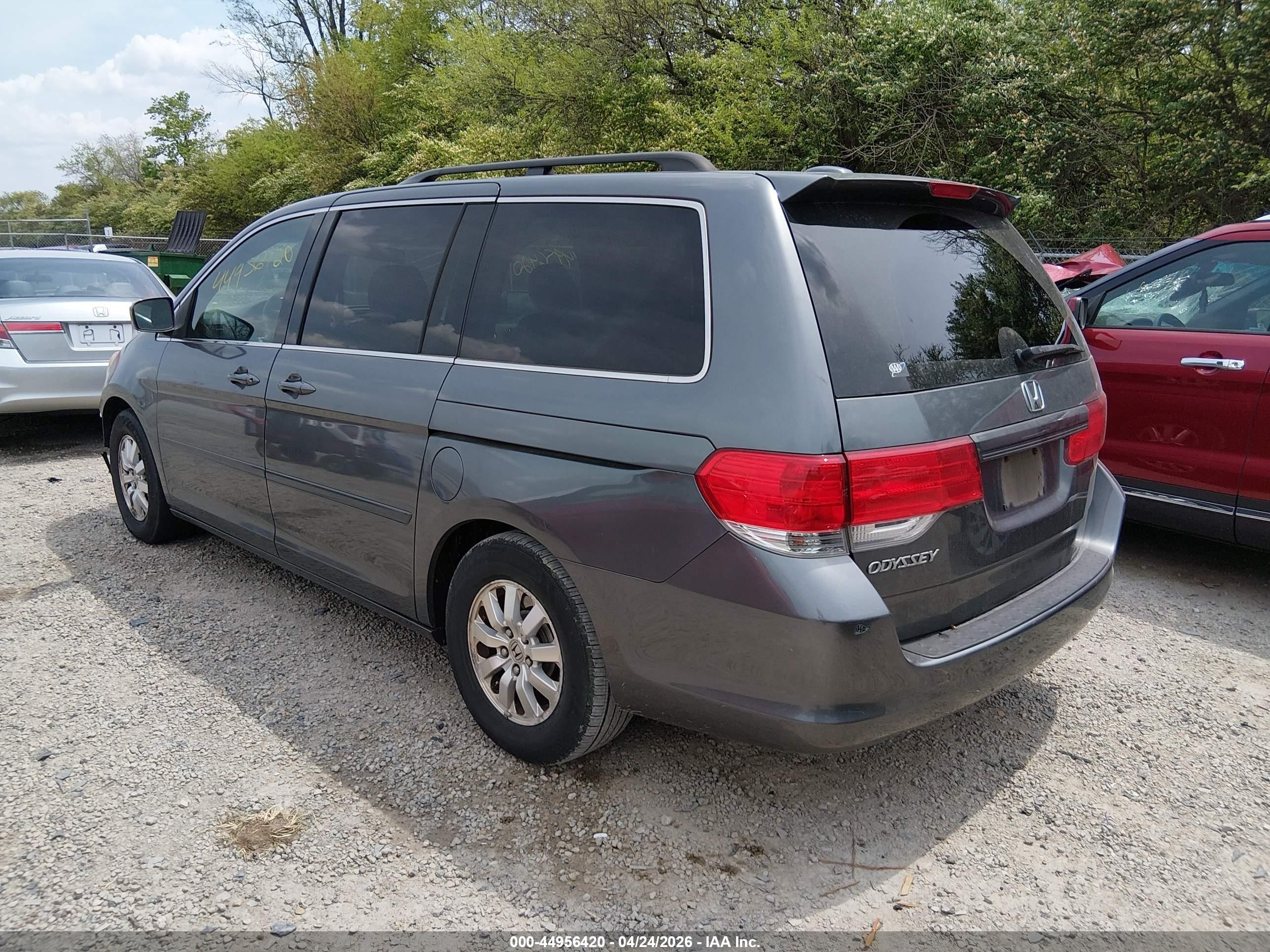 2010 Honda Odyssey Ex-l Gray vin: 5FNRL3H61AB007258